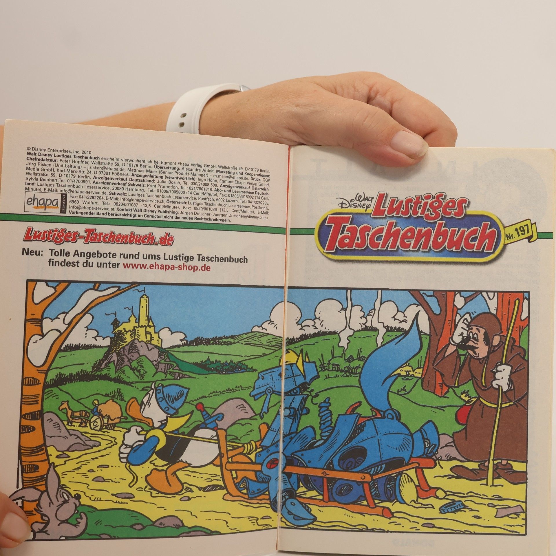 Walt Disney Lustiges Taschenbuch 197. Drachengold