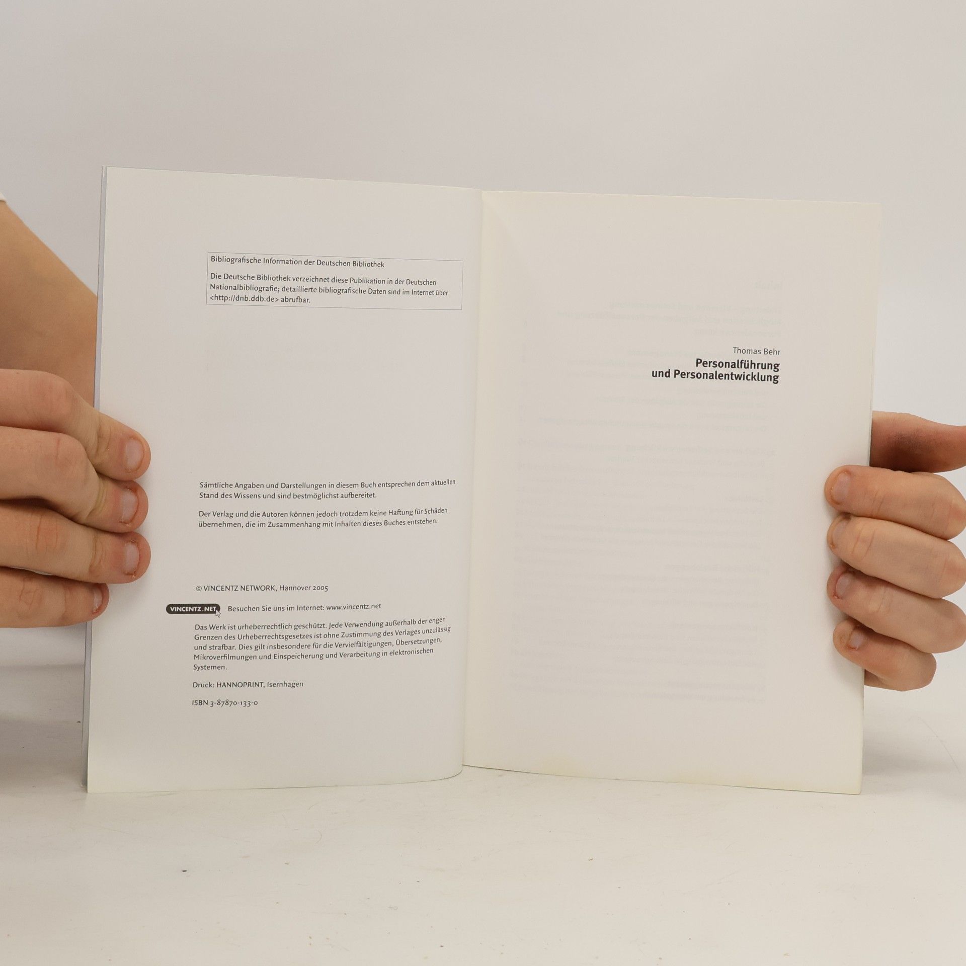 Thomas Behr 10 Basics: Personalführung und Personalentwicklung