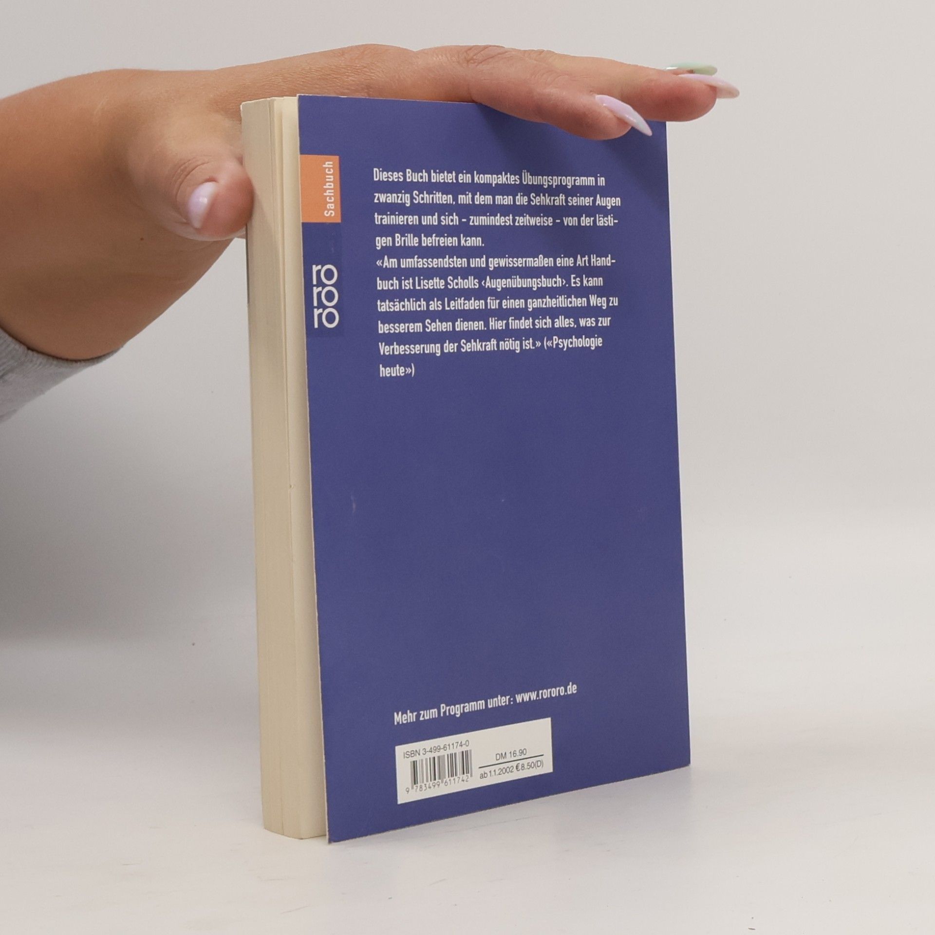 Lisette Scholl Das Augenübungsbuch