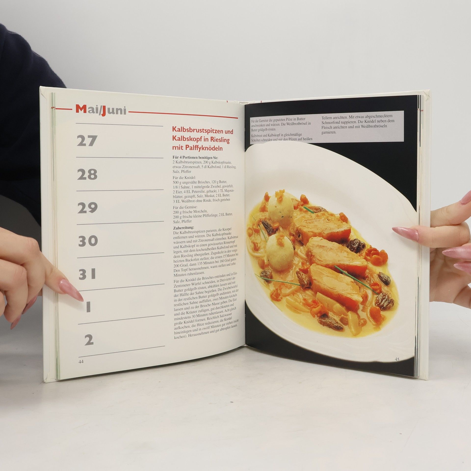 Eckart Witzigmann Immerwährender Küchenkalender