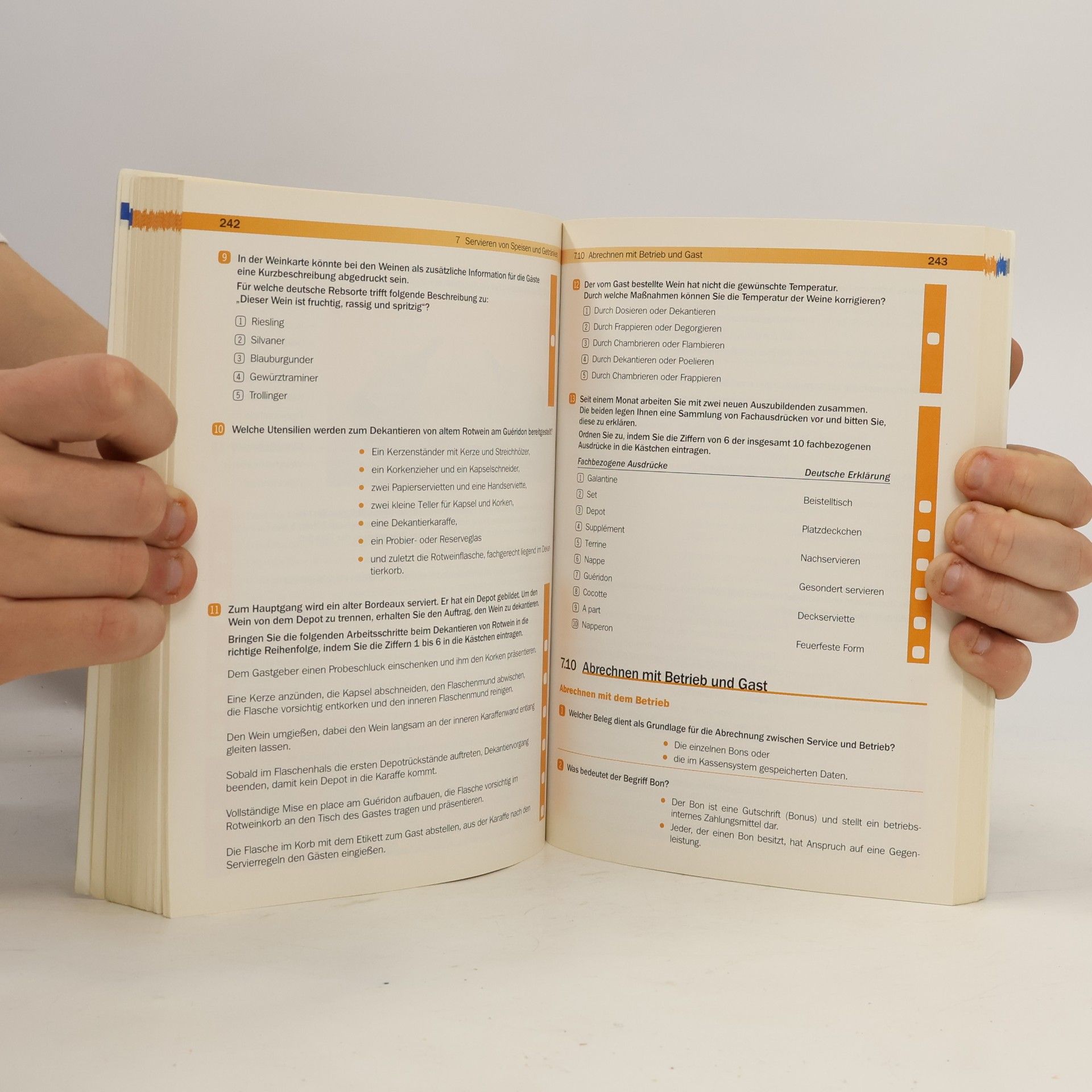Reinhold Metz Prüfungsbuch Hotelfachmann, Hotelfachfrau