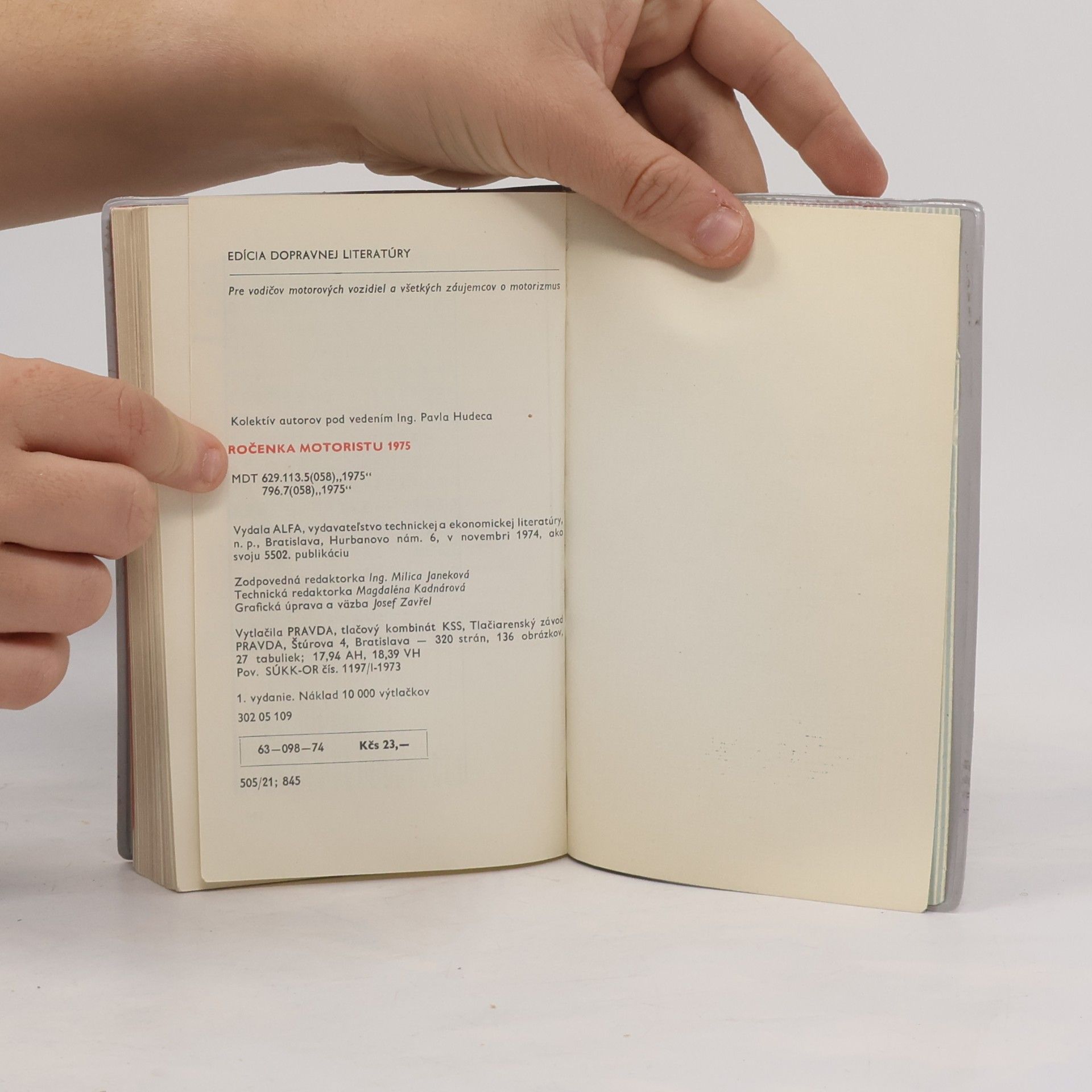 Kolektiv autorů Ročenka motoristu 1975