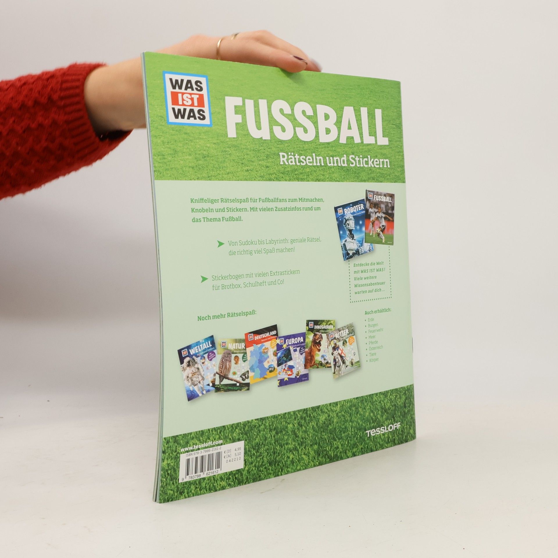 Janina Michna Was ist Was: Fußball, Rätseln und Stickern