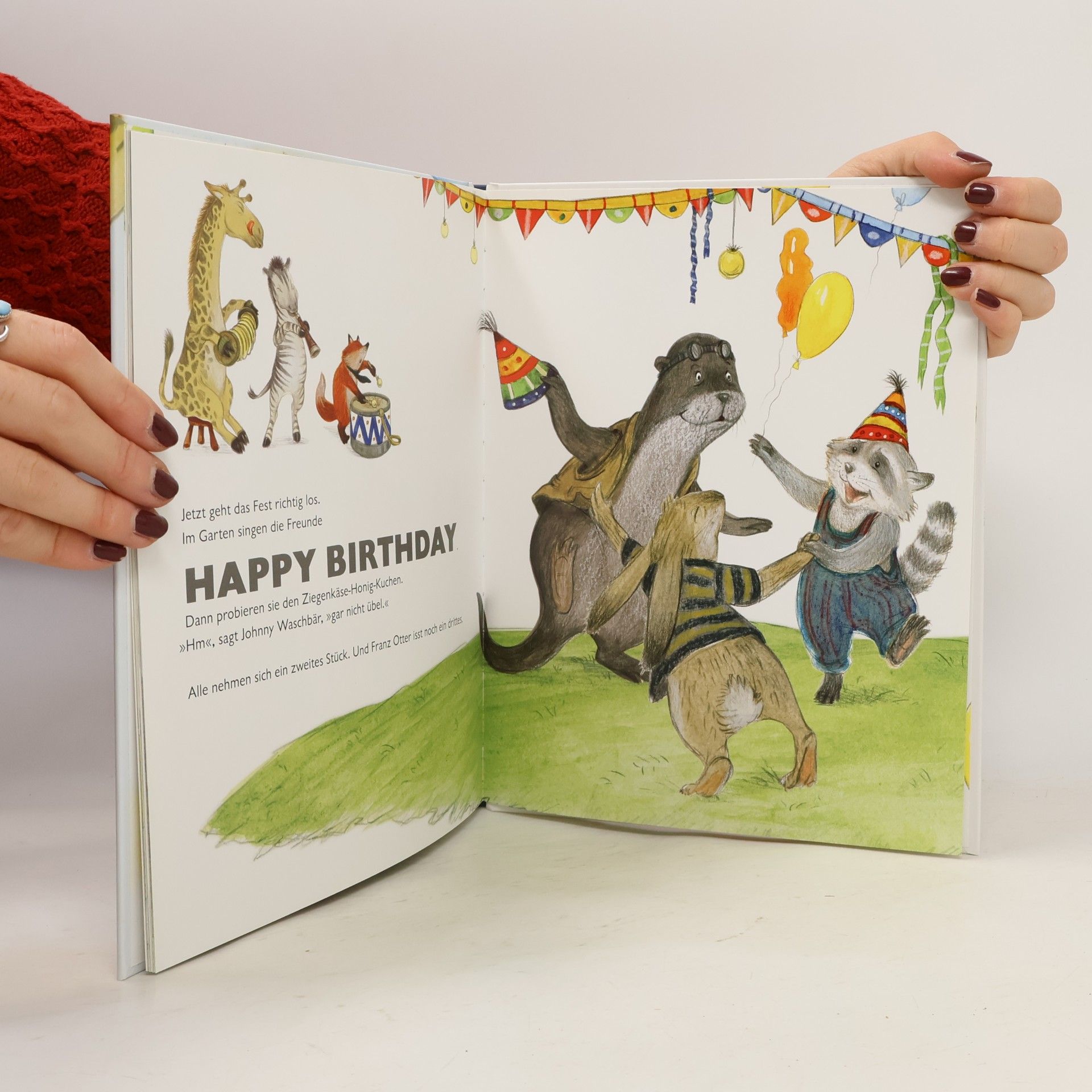 Frank Kauffmann Waschbär feiert Geburtstag