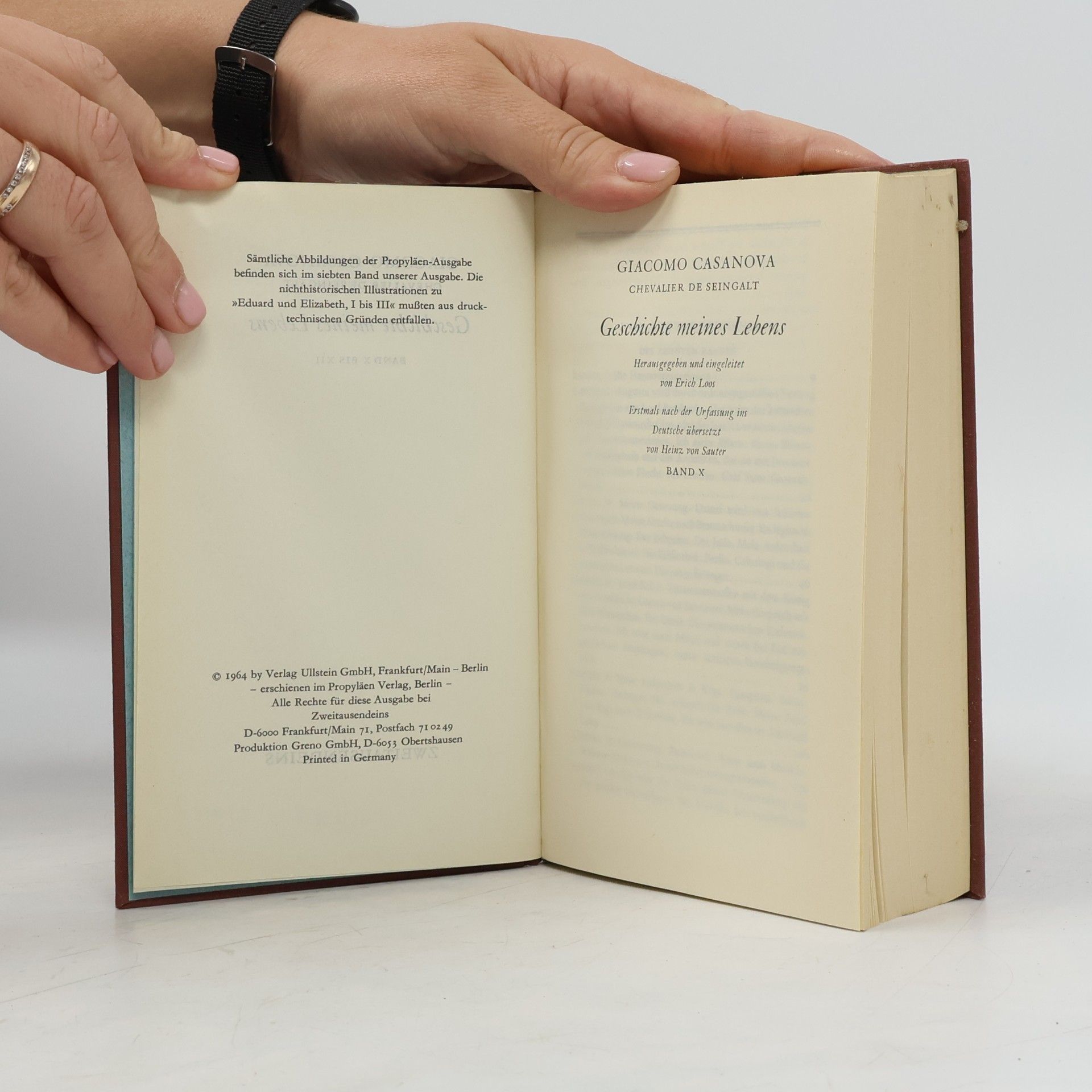 Giacomo Casanova Geschichte meines Lebens