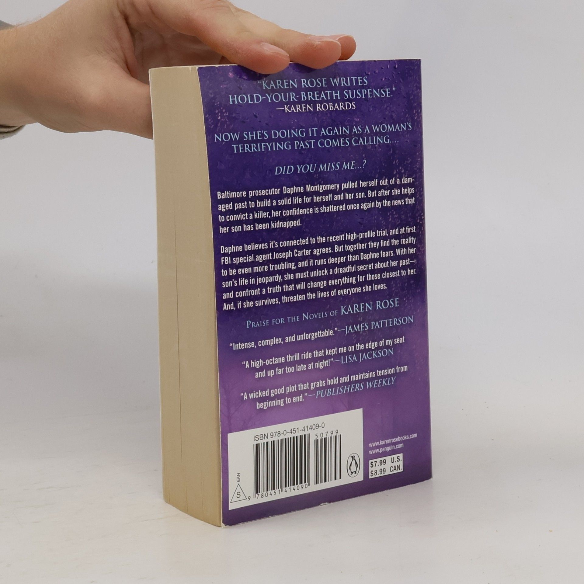 Karen Rose Did You Miss Me?. Todeskind, englische Ausgabe
