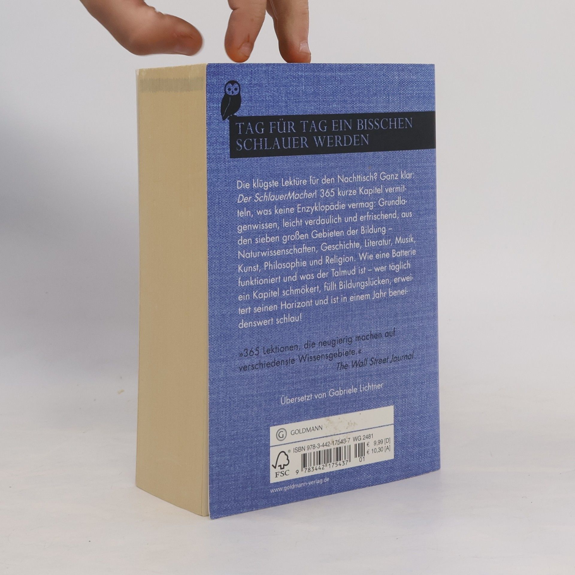David S. Kidder Der SchlauerMacher: 365 x Bildung aus sieben Wissensgebieten