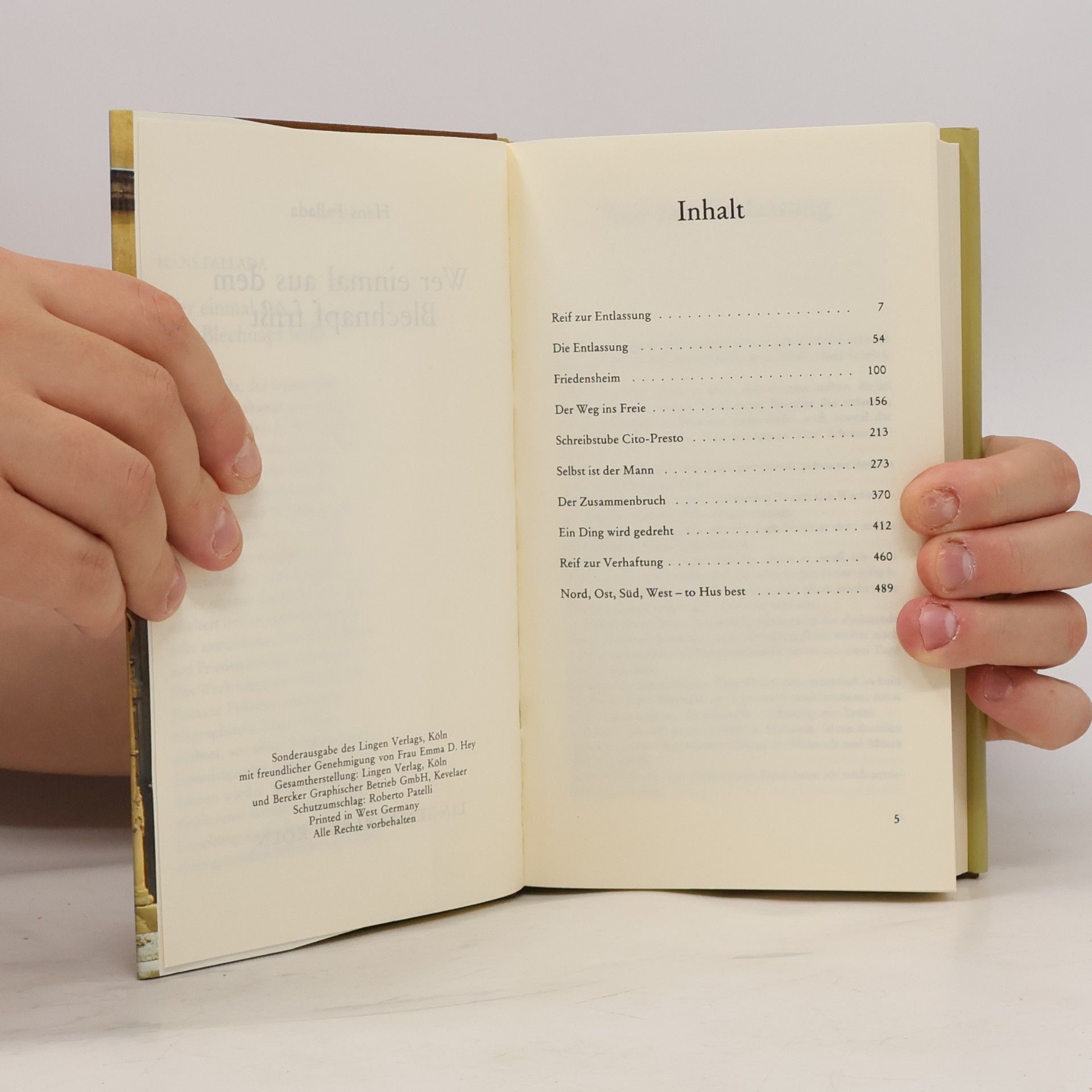 Hans Fallada Wer einmal aus dem Blechnapf frisst