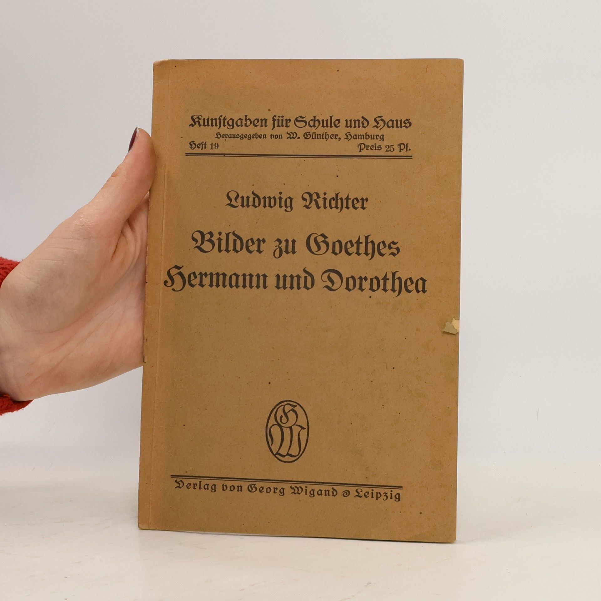 Ludwig Richter Bilder zu Goethes Hermann und Dorothea