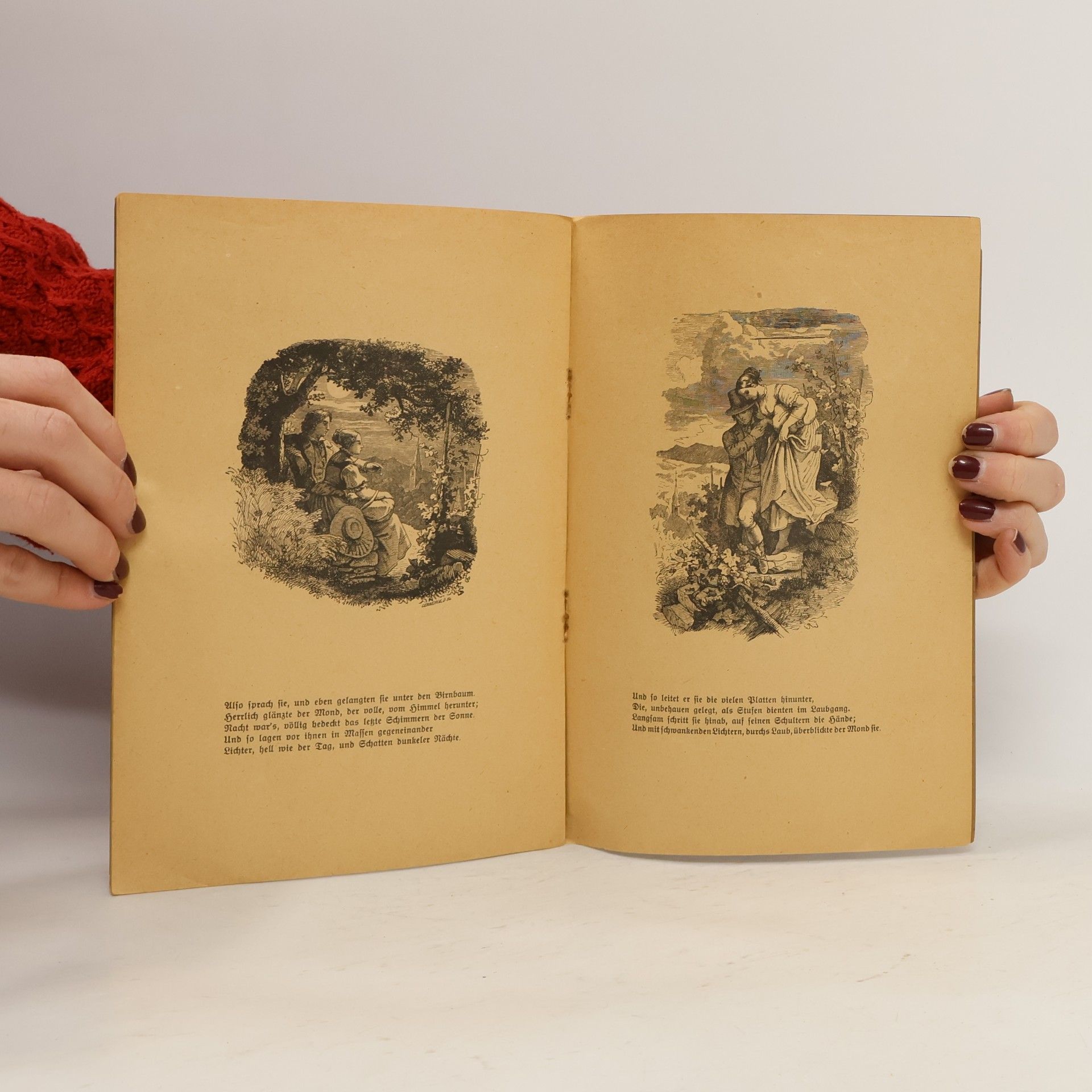 Ludwig Richter Bilder zu Goethes Hermann und Dorothea