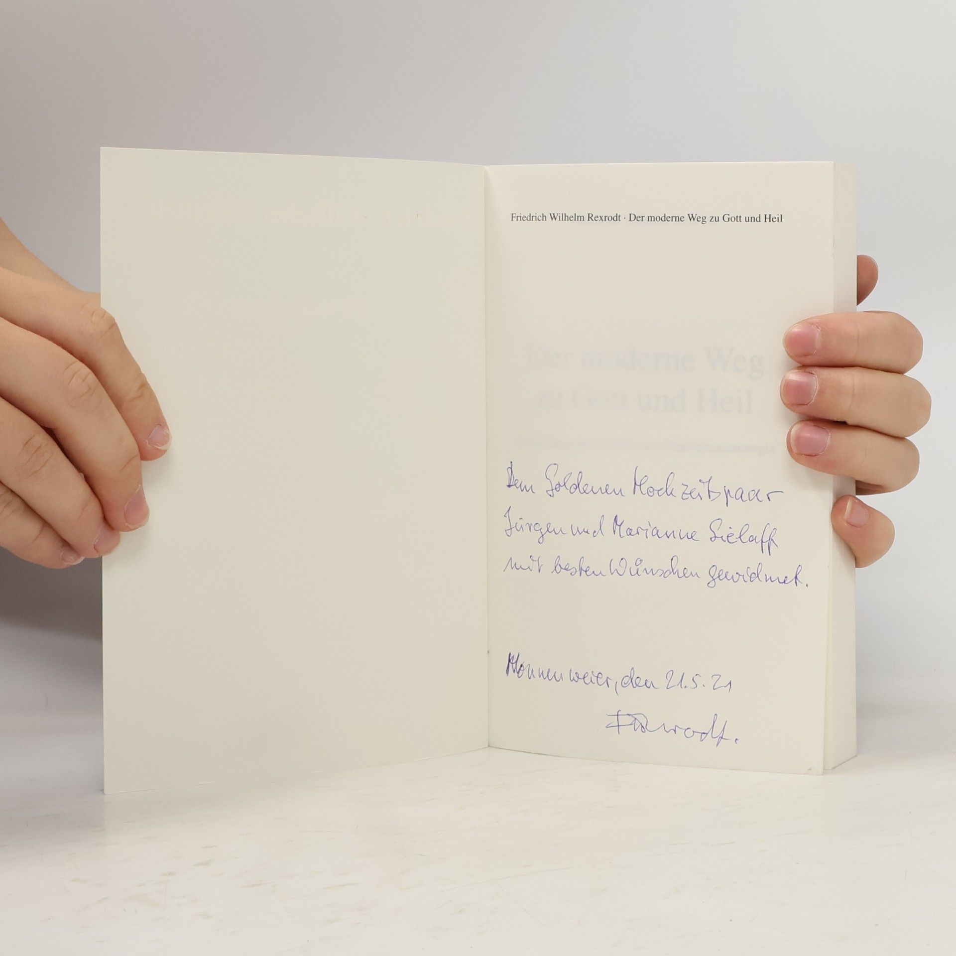 Friedrich Wilhelm Rexrodt Der moderne Weg zu Gott und Heil