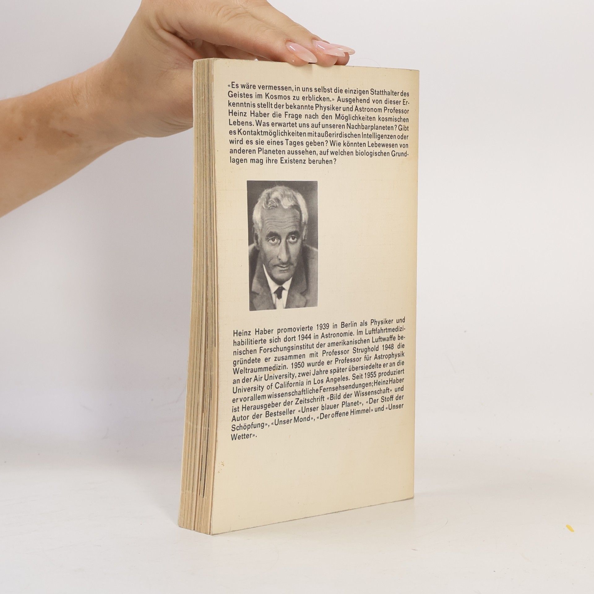 Heinz Haber Brüder im All
