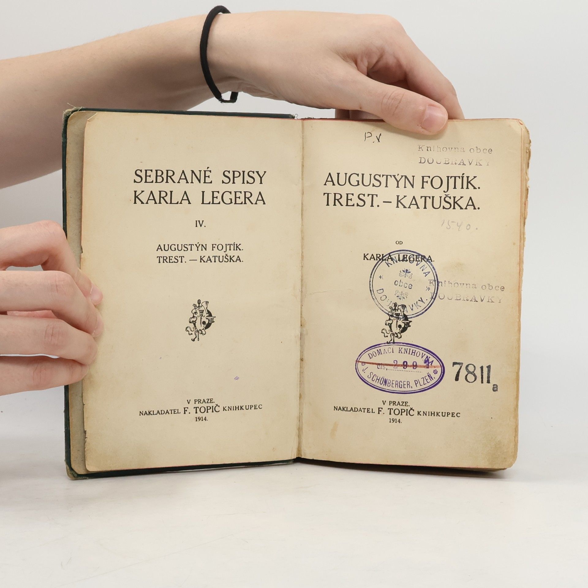 Karel Leger Augustýn Fojtík, Trest - Katuška
