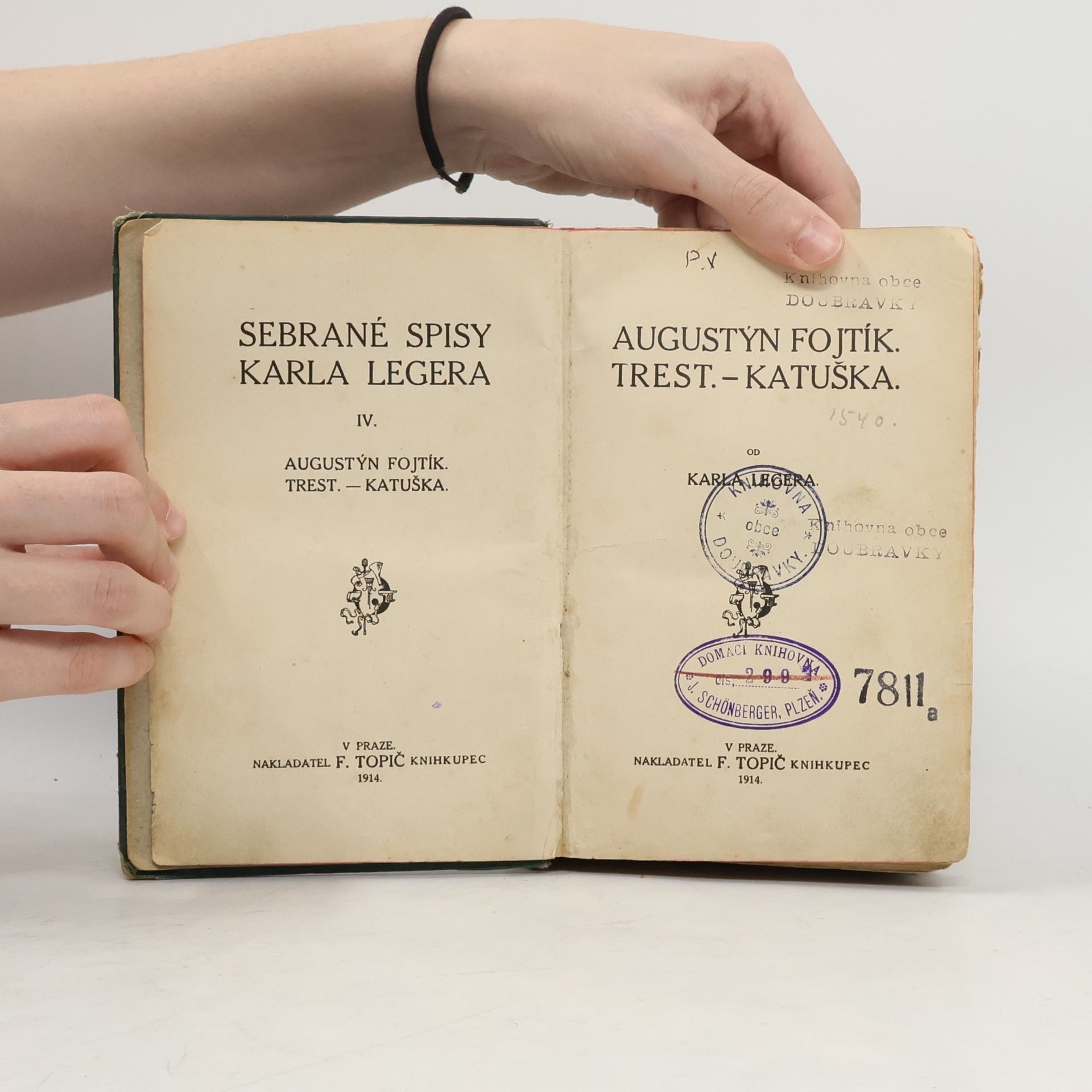 Karel Leger Augustýn Fojtík, Trest - Katuška