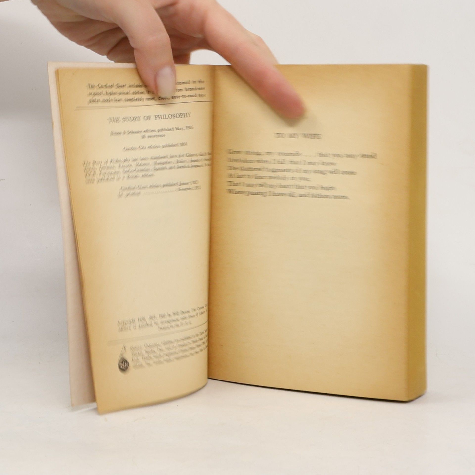 Will Durant The Story Of Philosophy