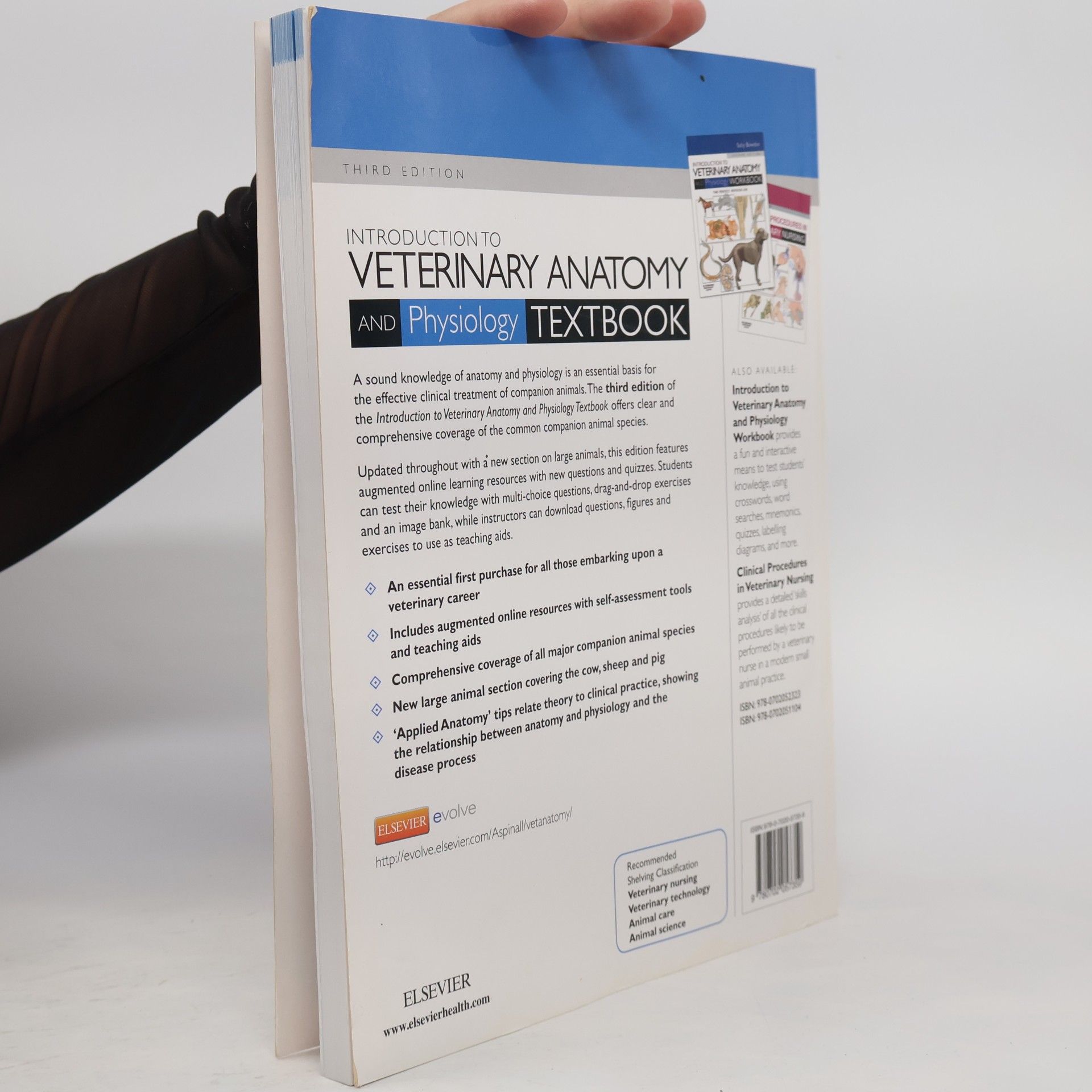 Victoria Aspinall Introduction to Veterinary Anatomy and Physiology Textbook - Third Edition