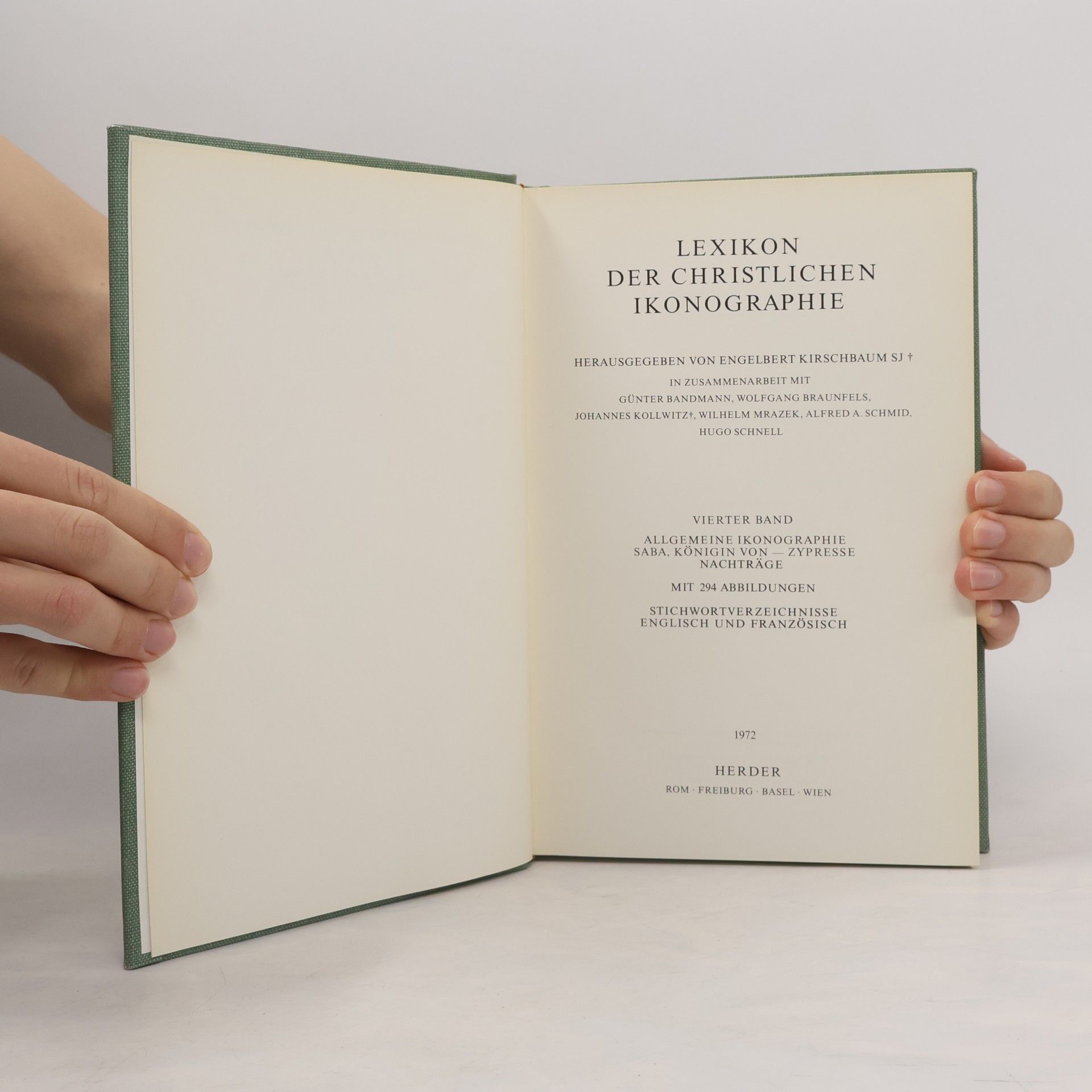 Autorenkollektiv Lexikon der christlichen Ikonographie