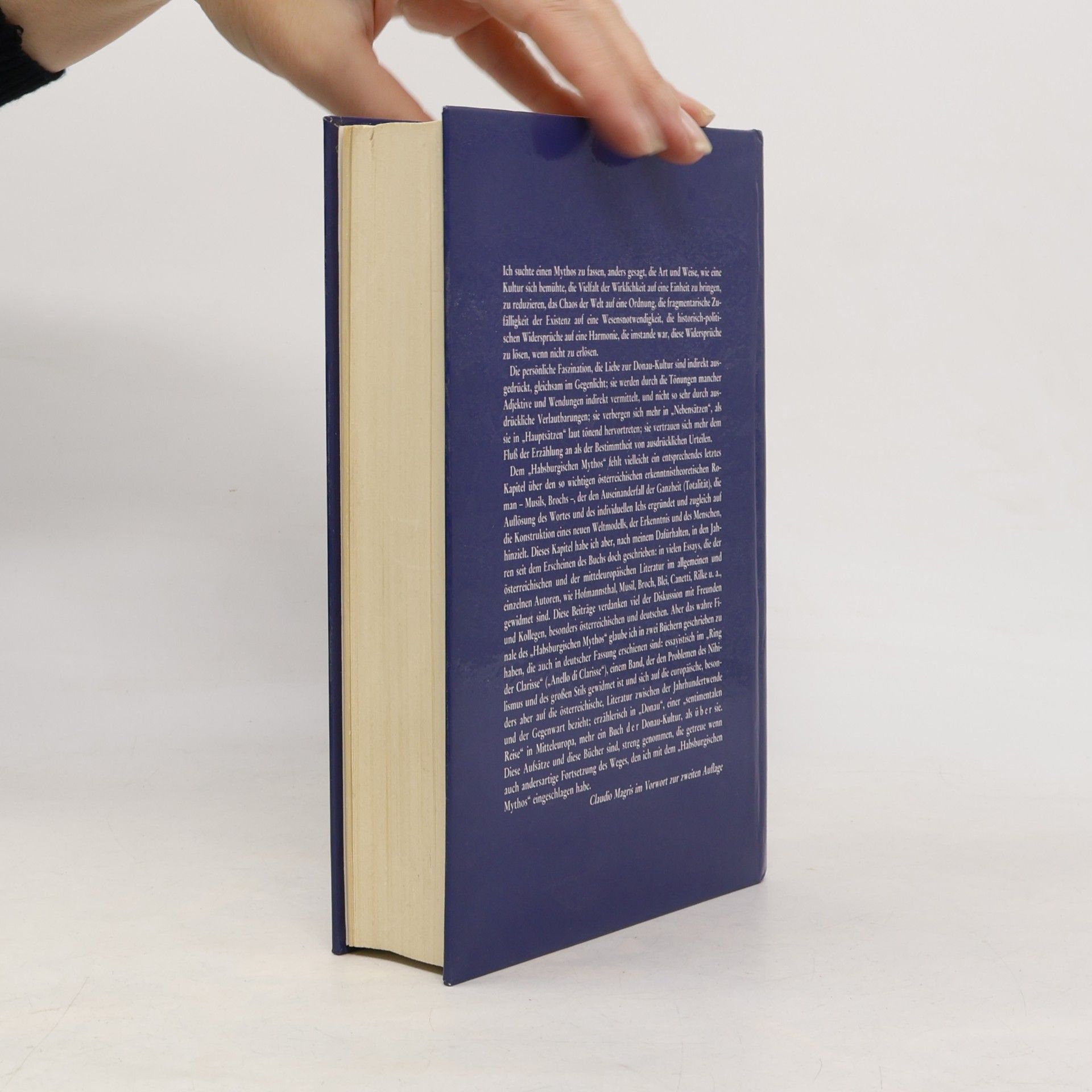 Claudio Magris Der habsburgische Mythos in der österreichischen Literatur