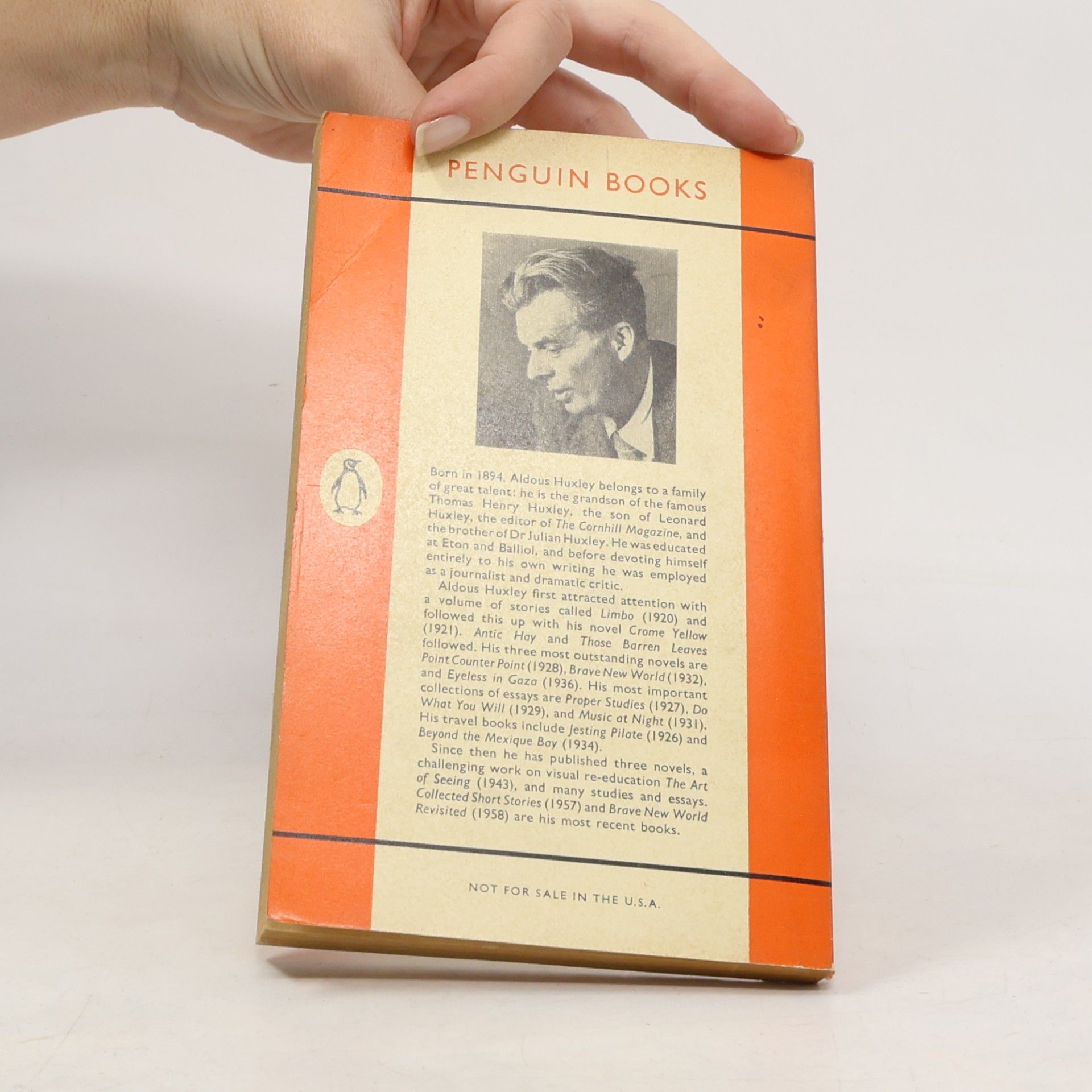 Aldous Huxley The Doors of Perception and Heaven and Hell