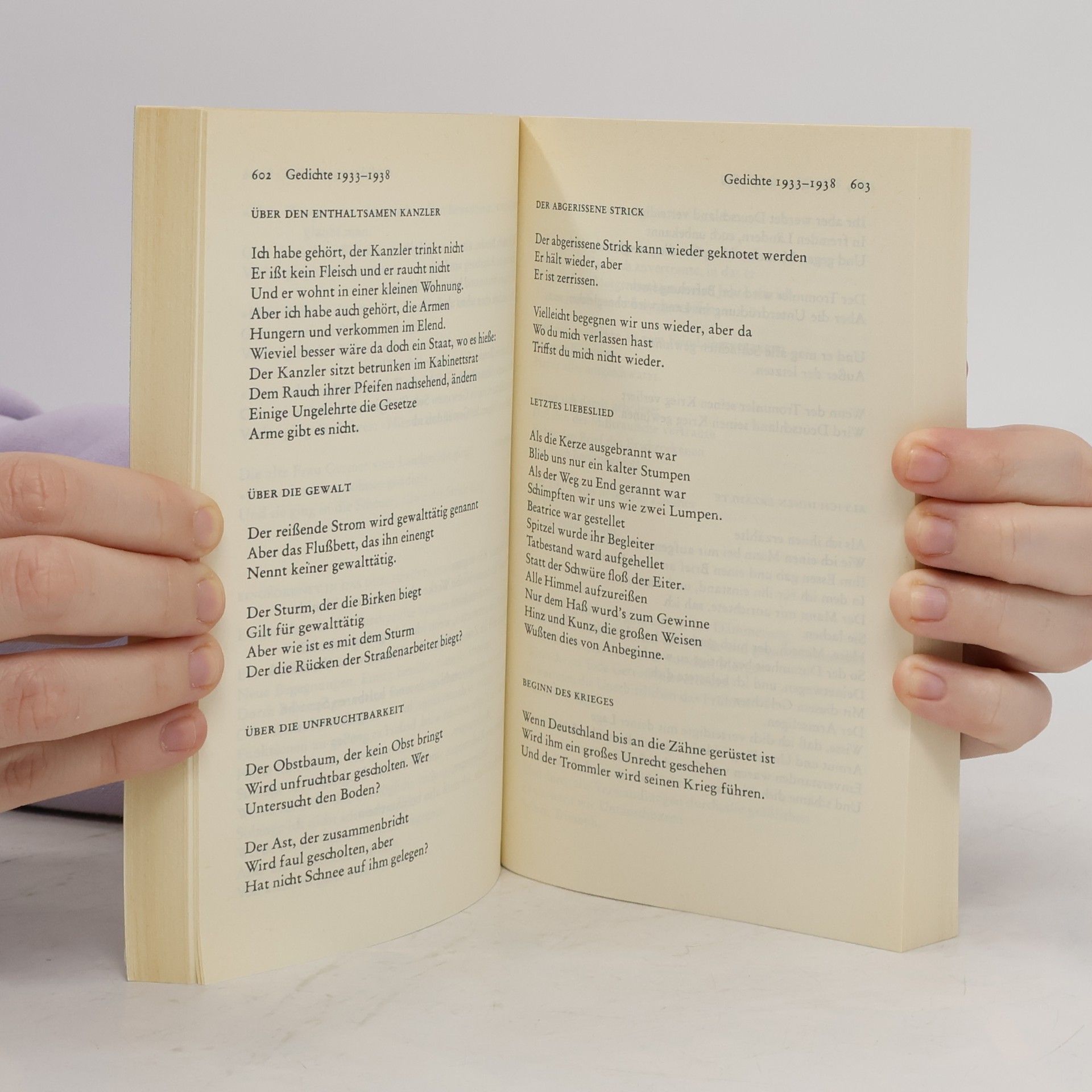 Bertolt Brecht Gesammelte Werke 9. Gedichte 2