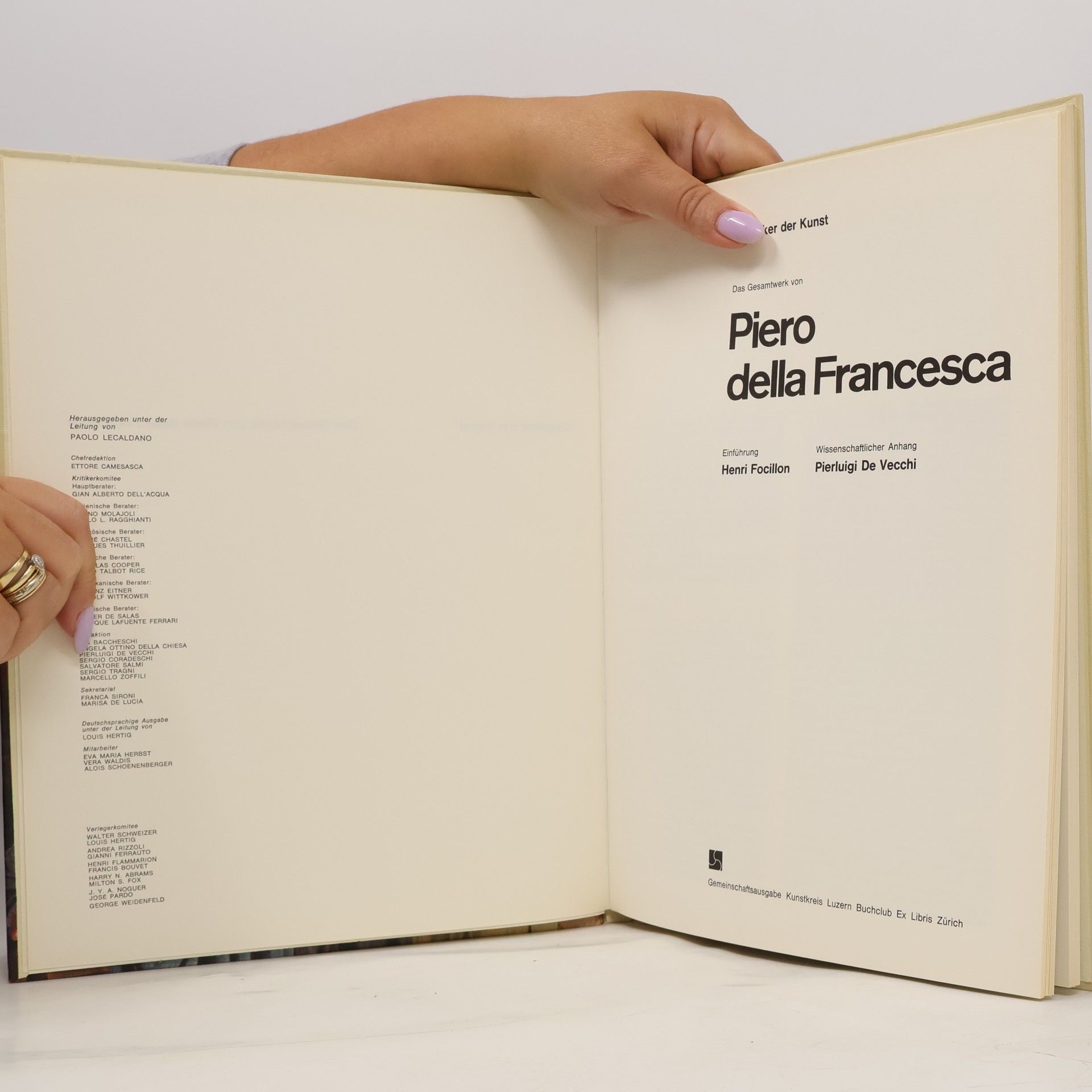 Henri Focillon Das Gesamtwerk von Piero della Francesca