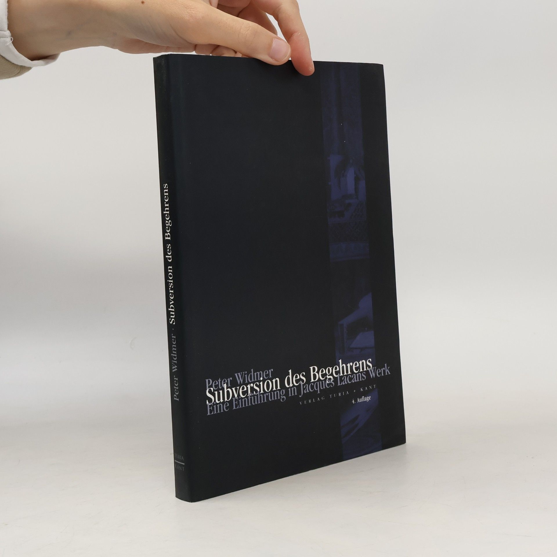 Peter Widmer Subversion des Begehrens - 4. Auflage