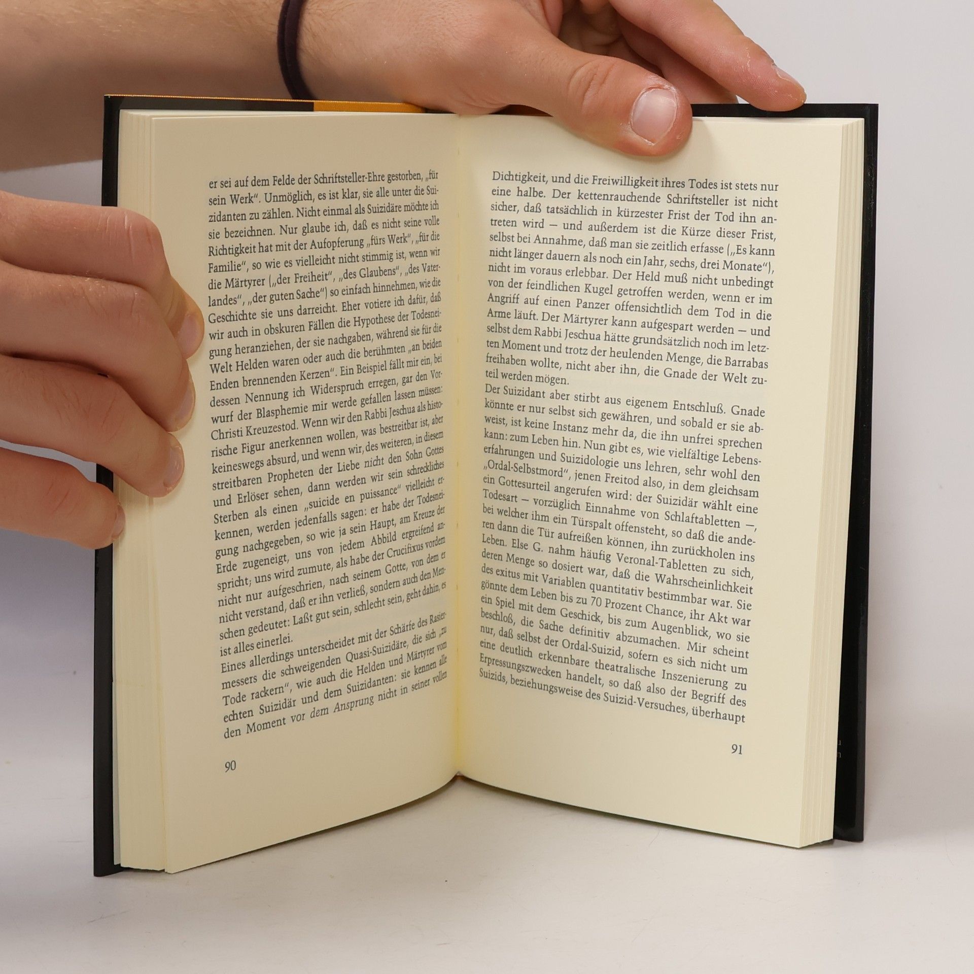 Jean Améry Hand an sich legen