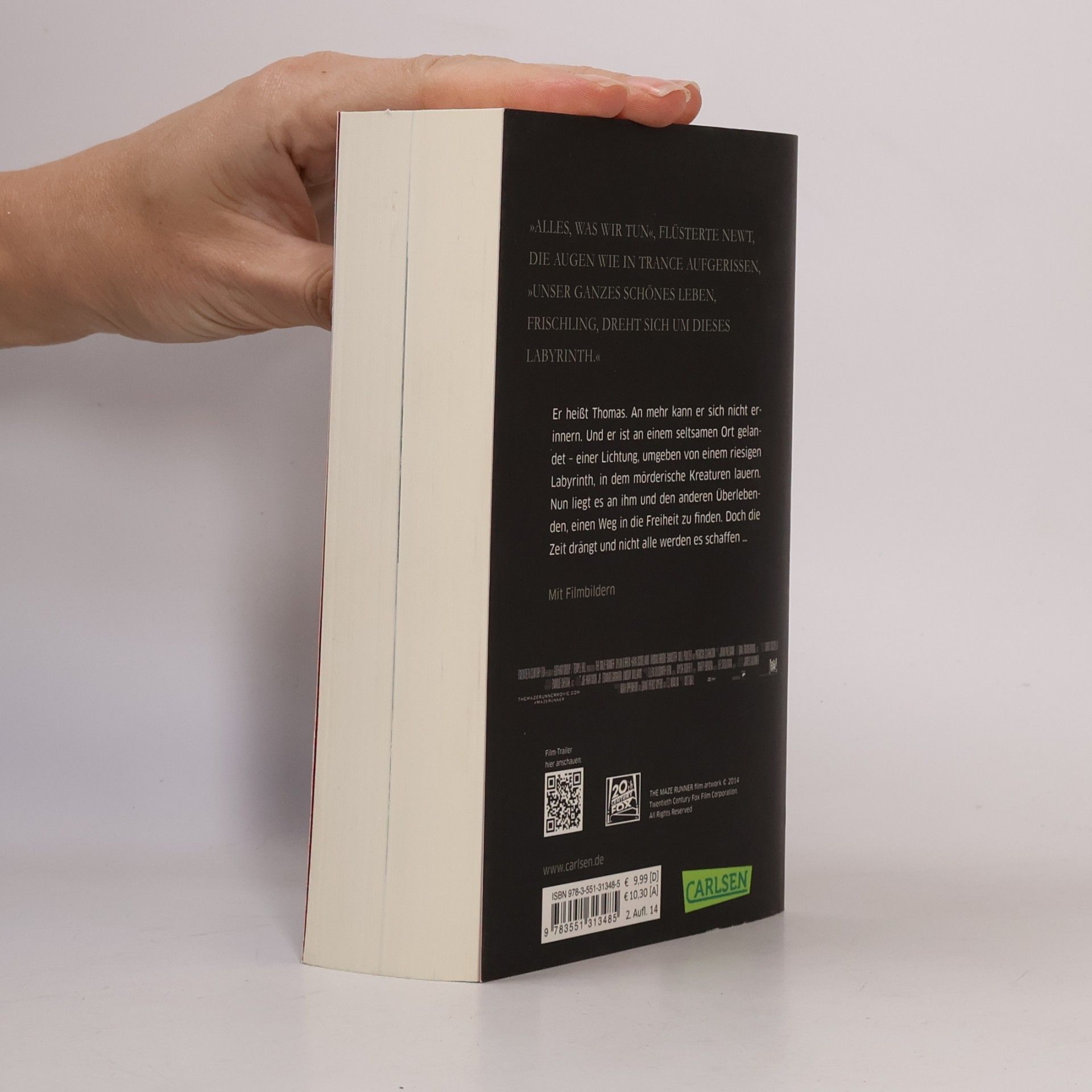 James Dashner Maze Runner, die Auserwählten im Labyrinth