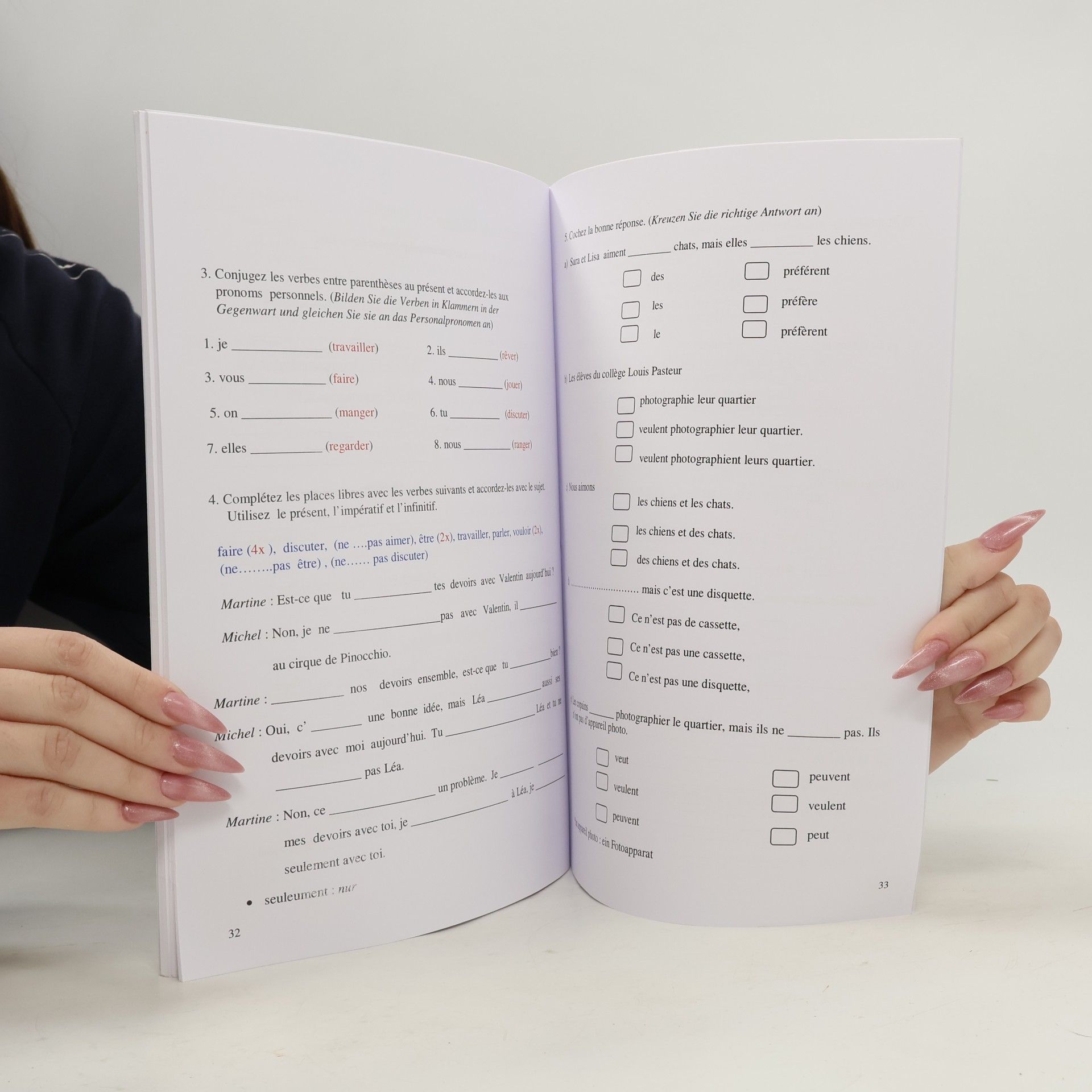 Melitta S. Haller-Probst Nachhilfeunterricht in Französisch - Gymnasiasten 6te Klasse - Lektion 3 & 4