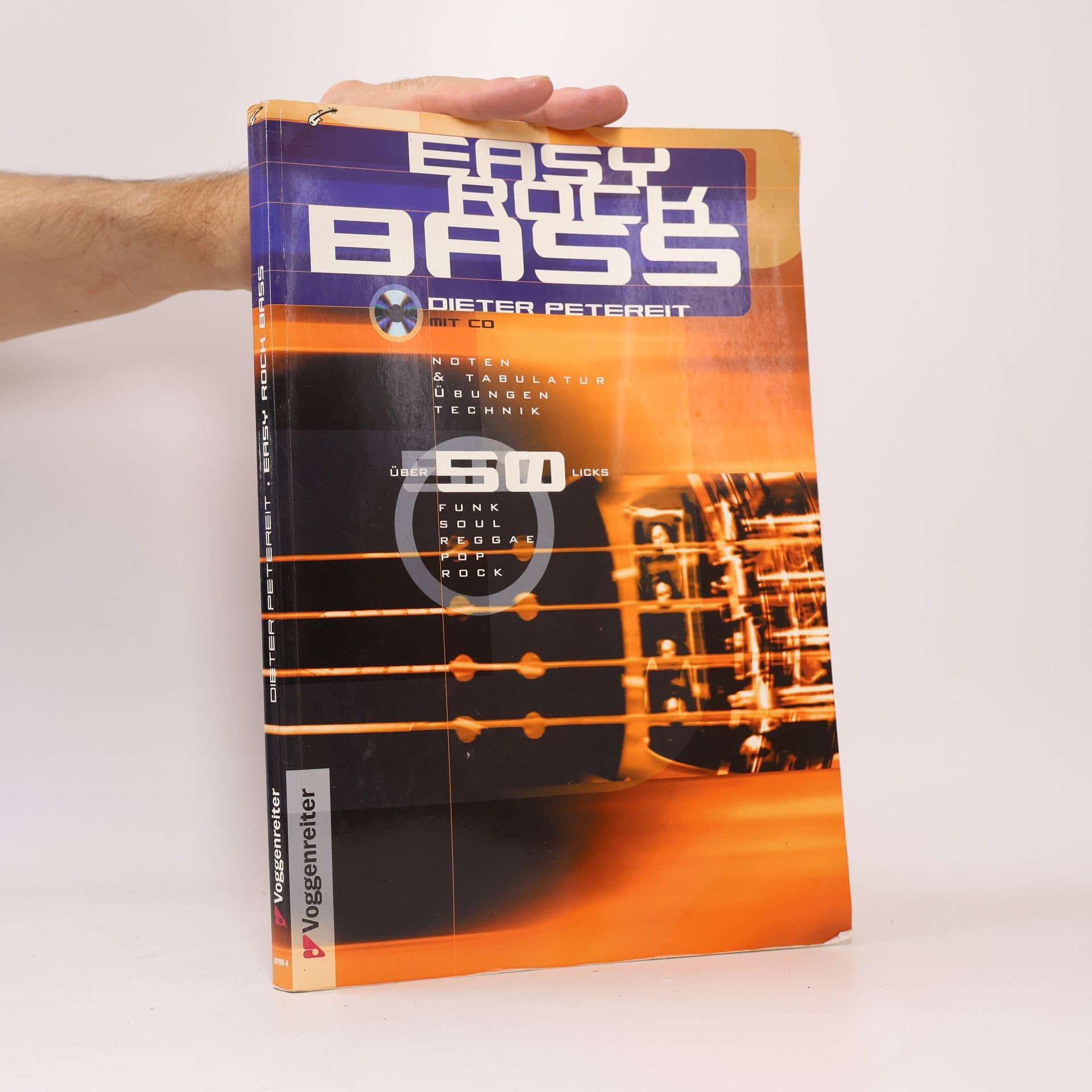 Dieter Petereit Easy Rock Bass, m. CD-Audio