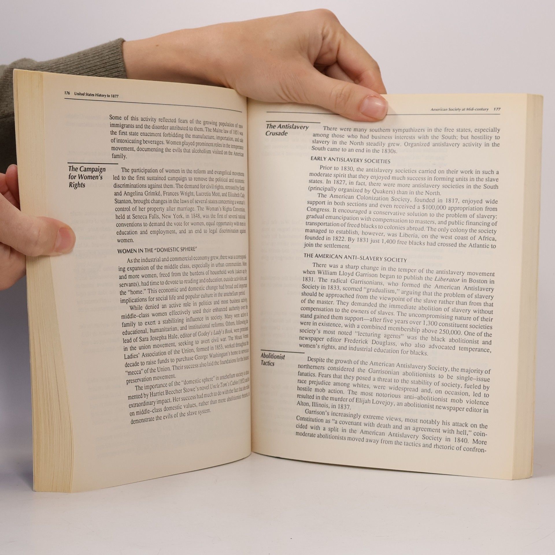 Arnold S. Rice HarperCollins College Outline United States History to 1877