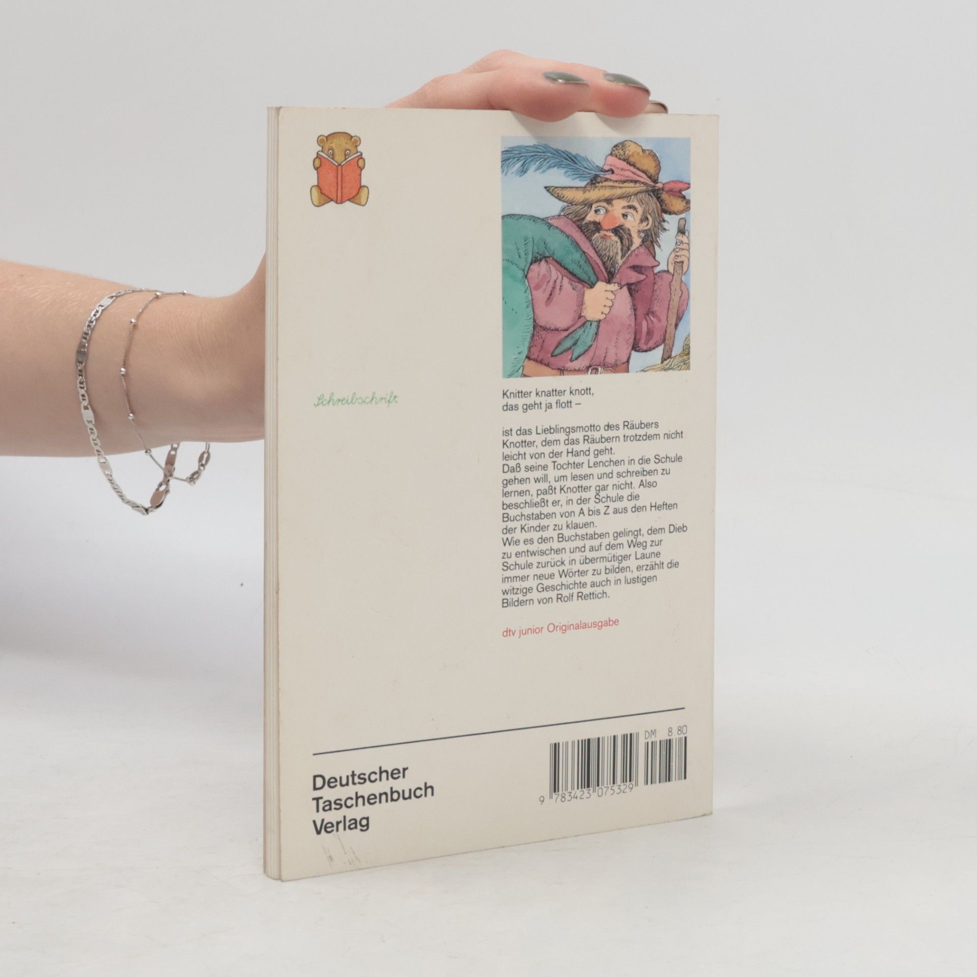 Eveline Hasler dtv junior Lesebär: Der Buchstabenräuber