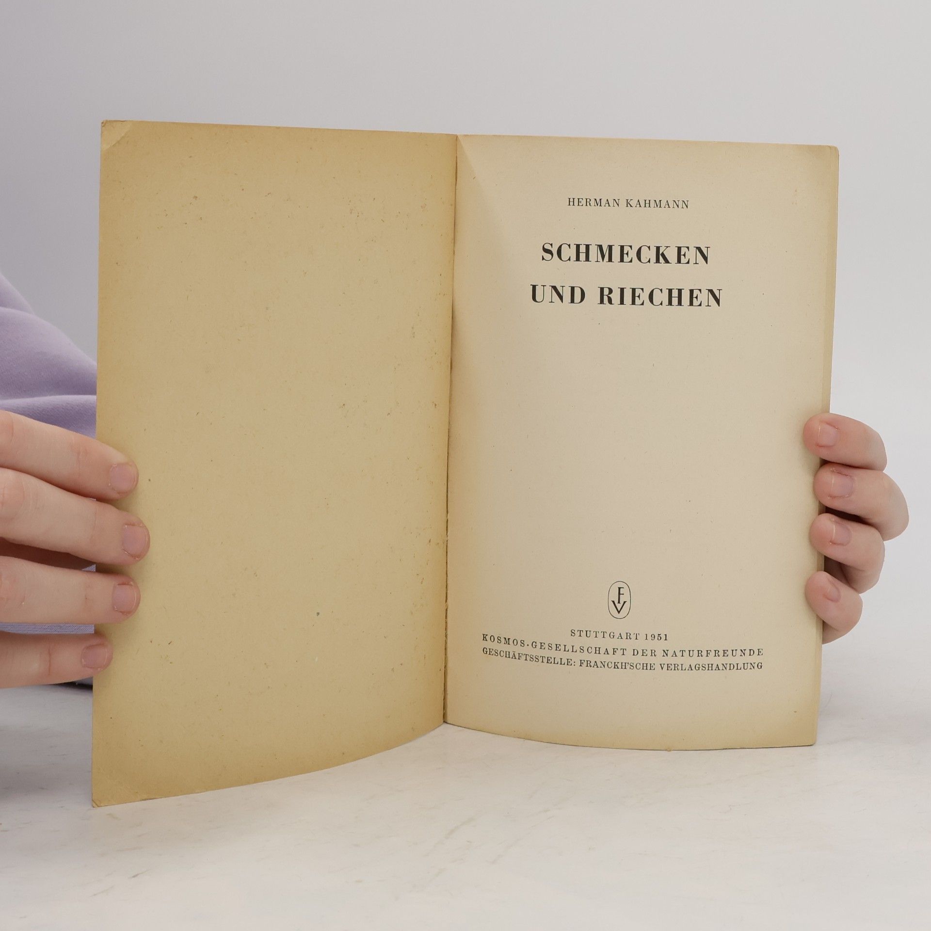 Herman Kahmann Schmecken und Riechen