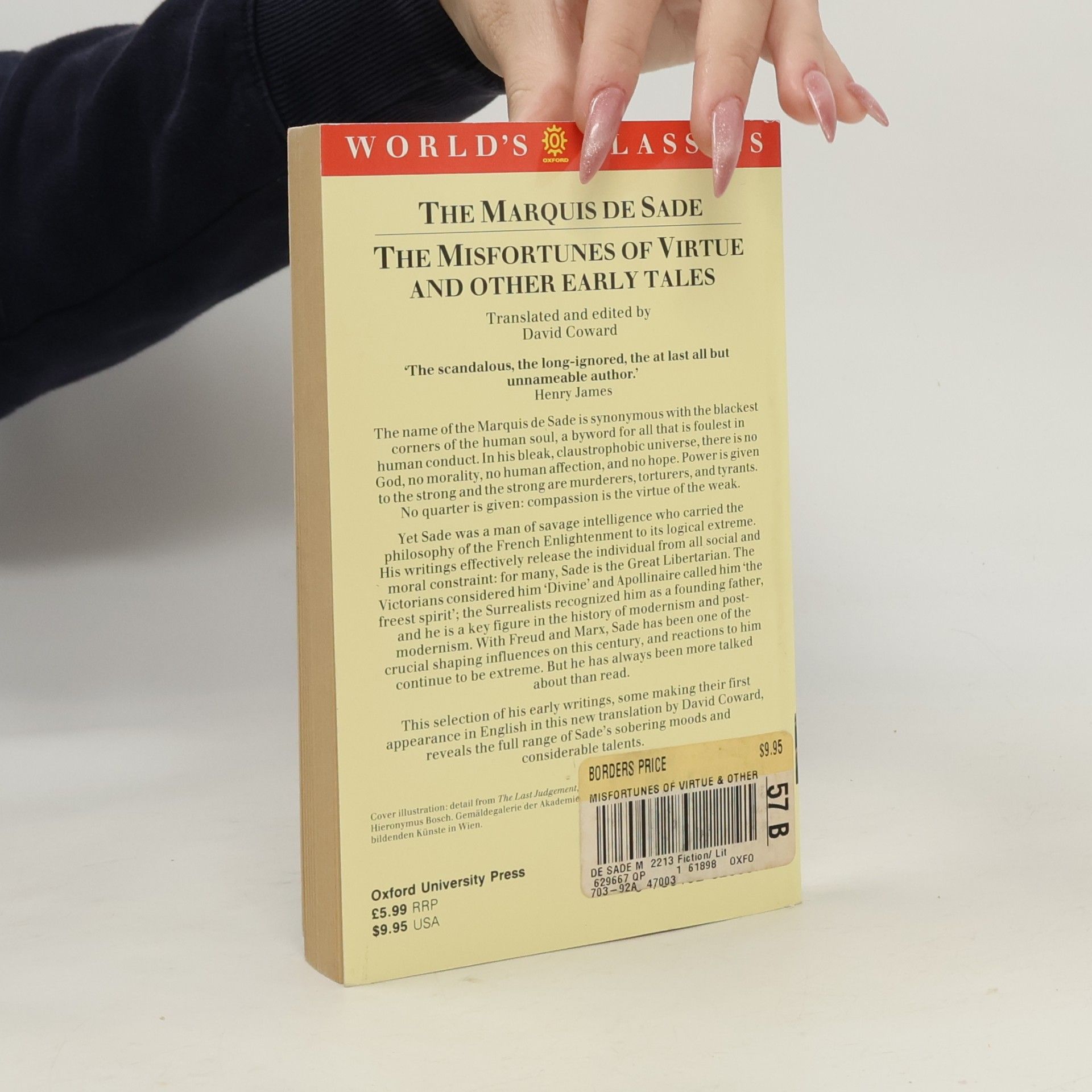 David Coward The Misfortunes of Virtue and Other Early Tales