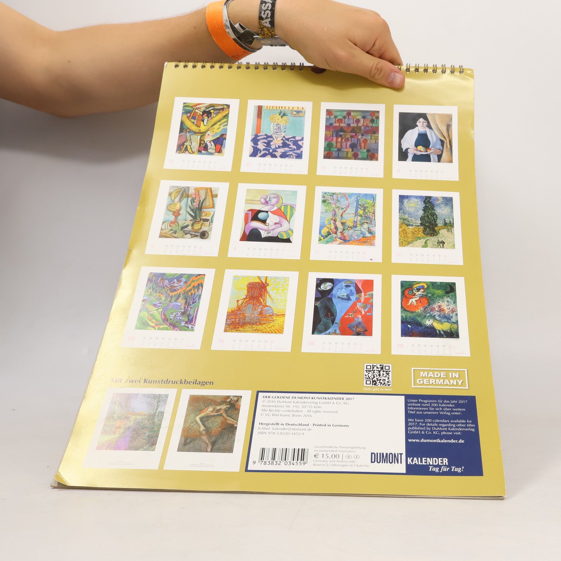 Various authors Der Goldene DuMont Kunstkalender 2017