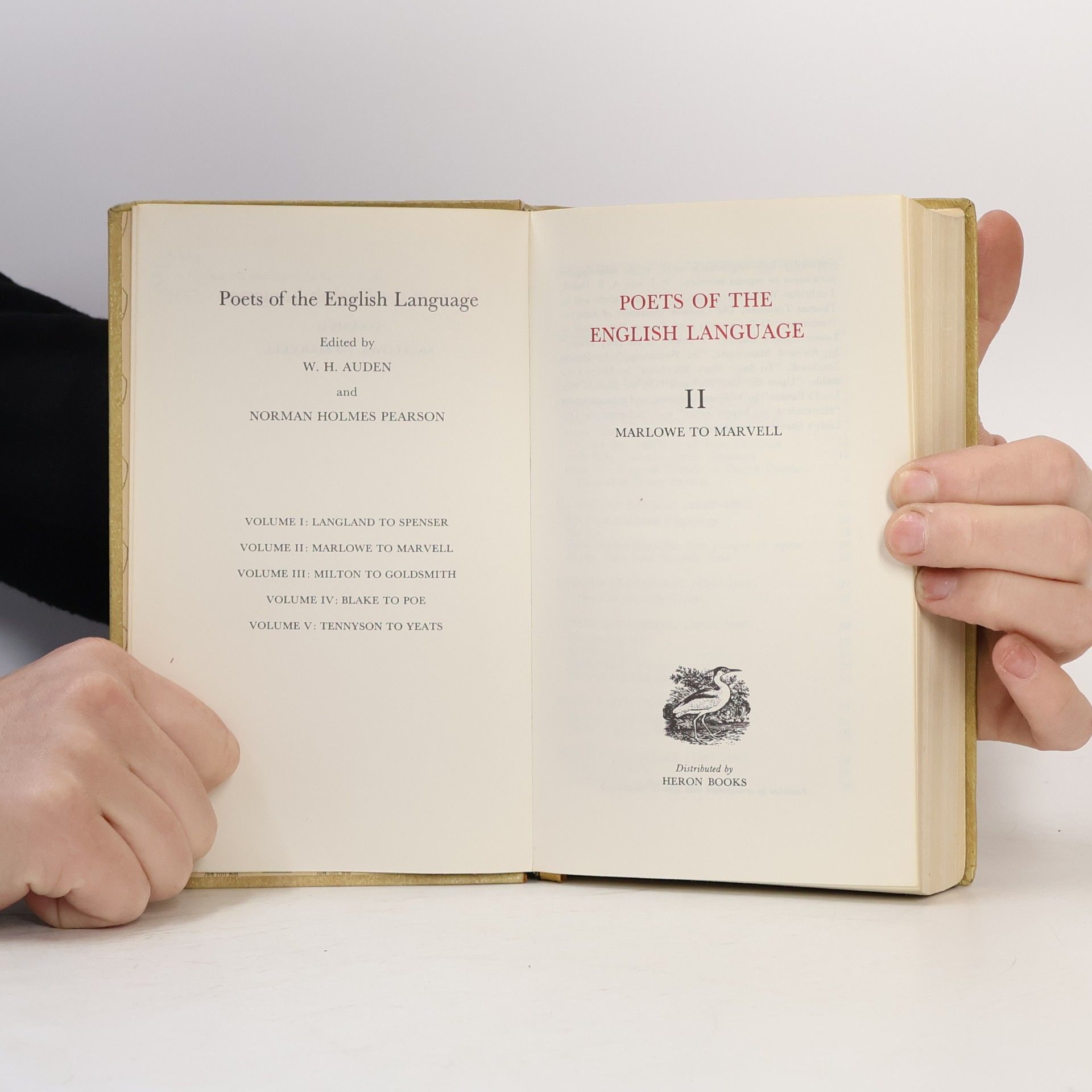 Wystan H. Auden Poets of the English Language II