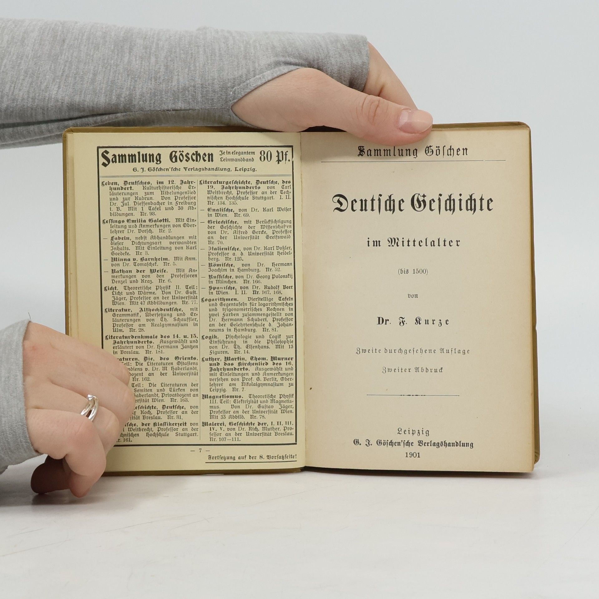 Friedrich Kurze Deutsche Geschichte im Mittelalter