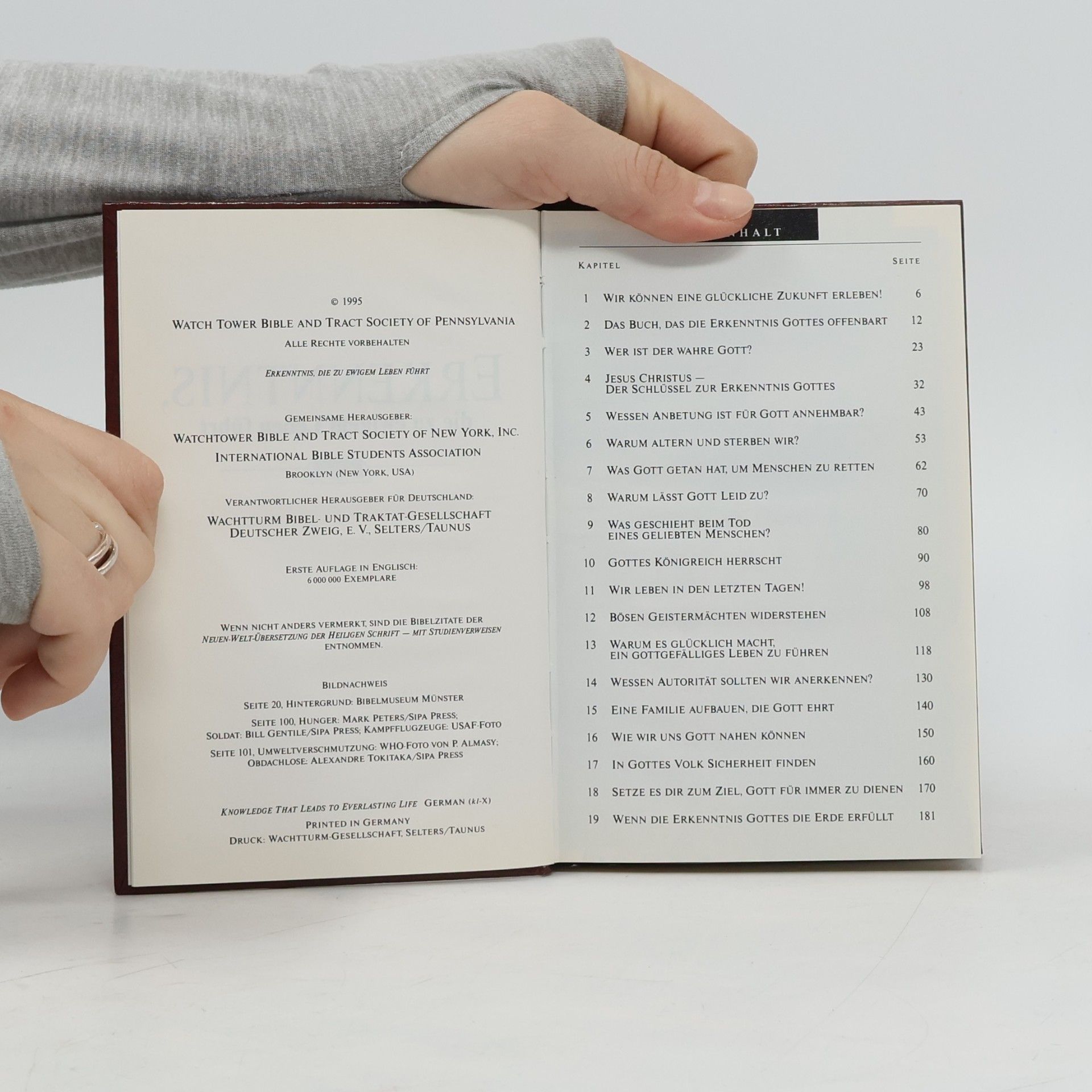 Zeugen Jehovas Erkenntnis, die zu ewigem Leben führt