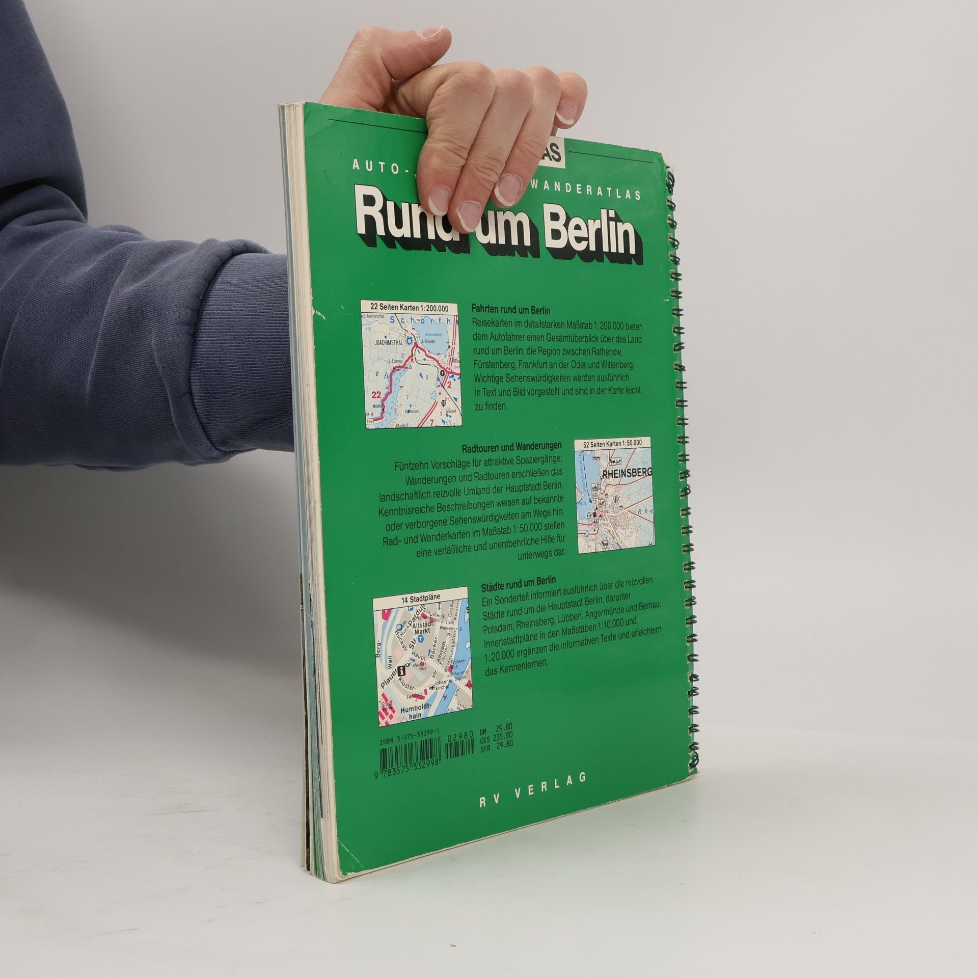 Peter Rauchfuss Auto-, Rad- und Wanderatlas rund um Berlin