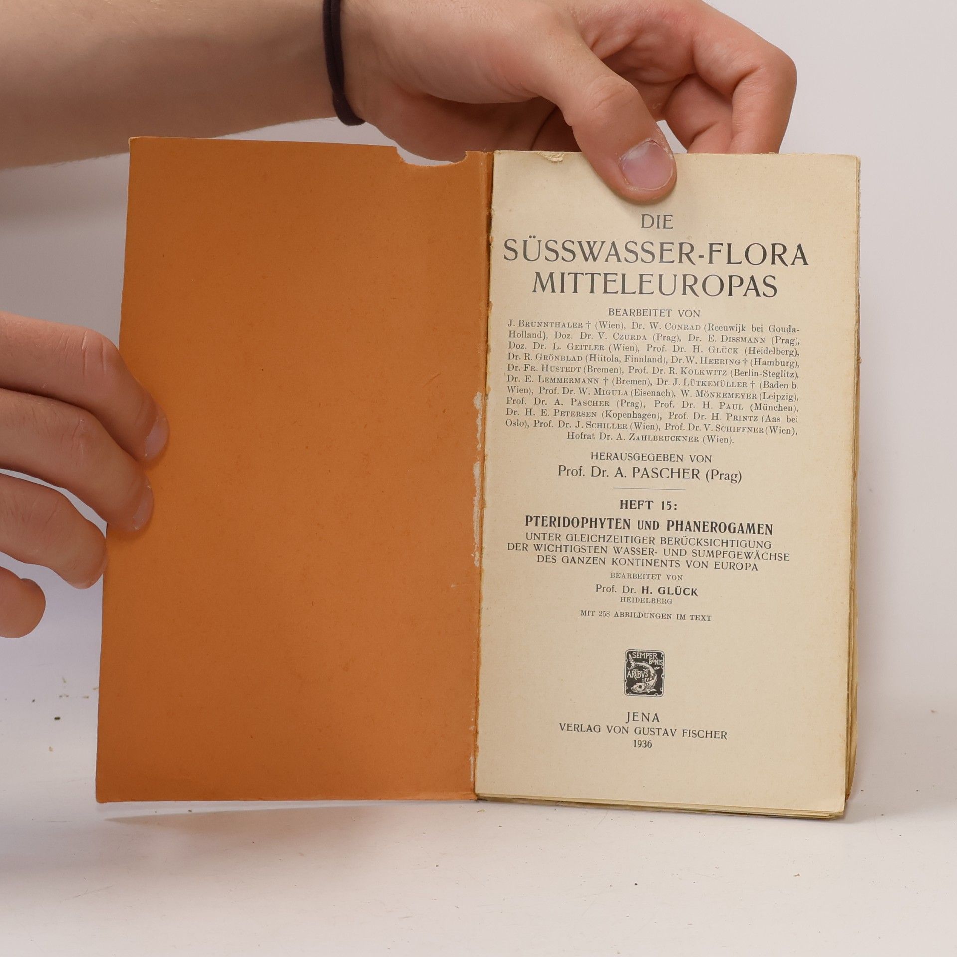 H. J. Glücklich  Süsswasser-Flora
