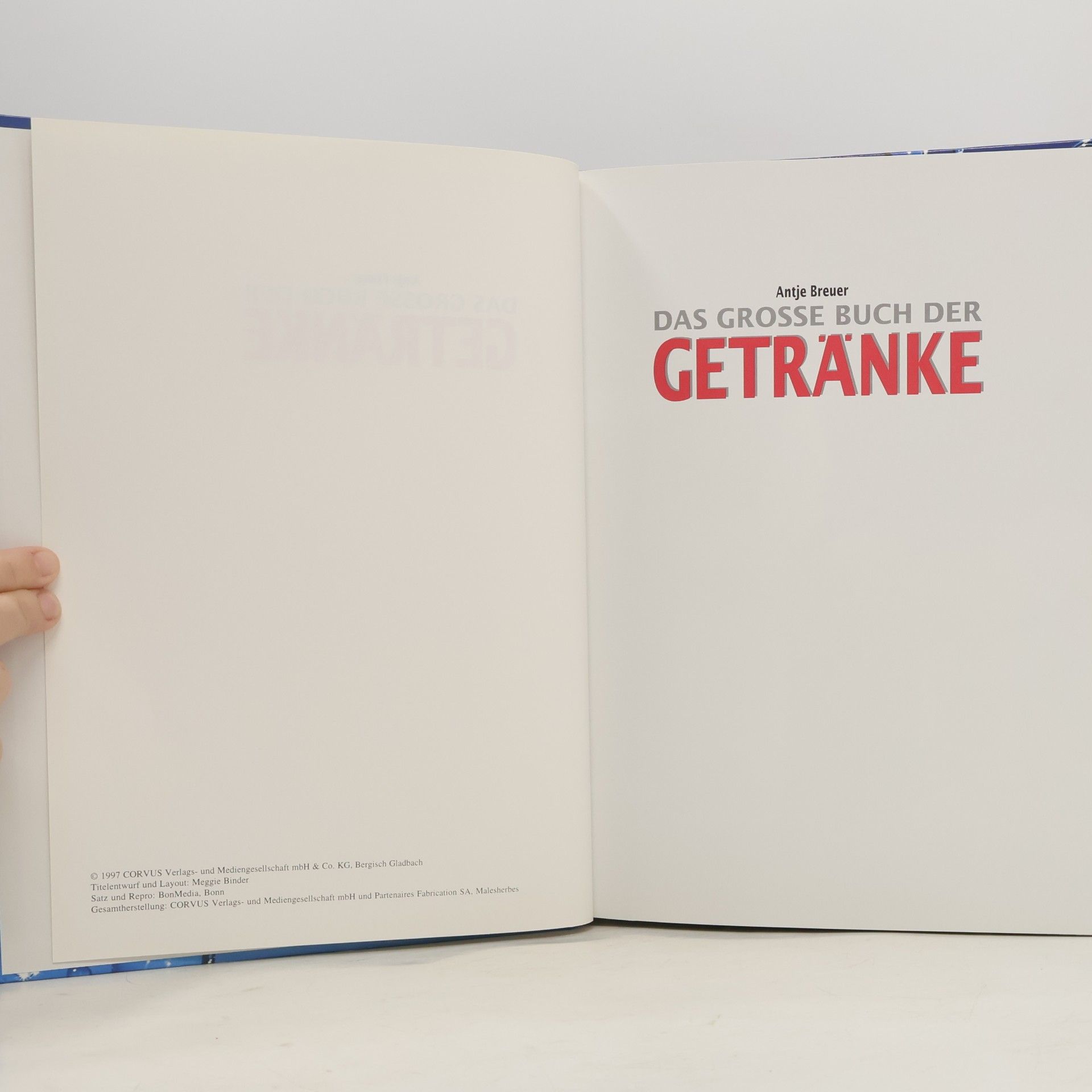 Autores varios Das grosse Buch der Getränke