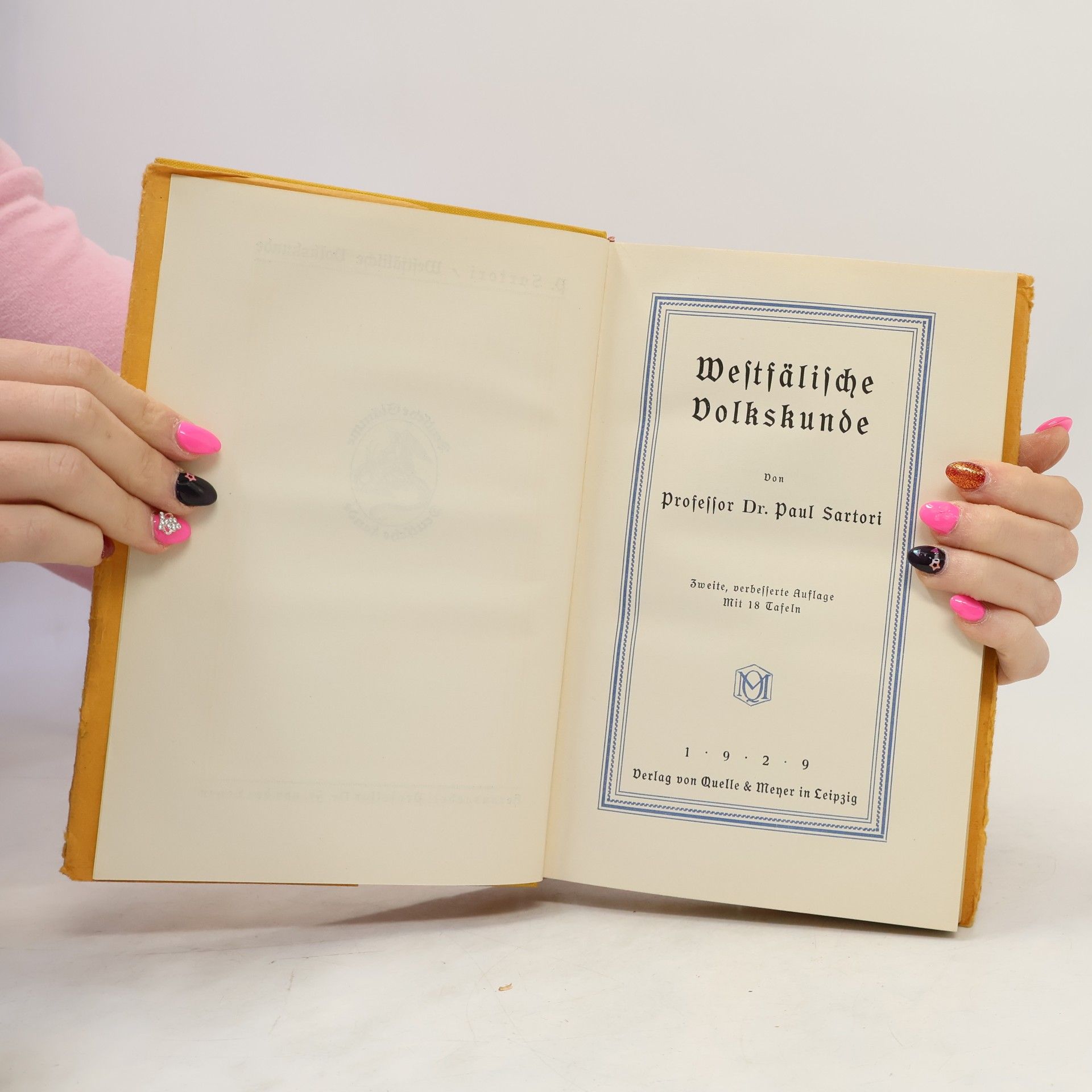 Andreina P. Sartori Westfälische Volkskunde