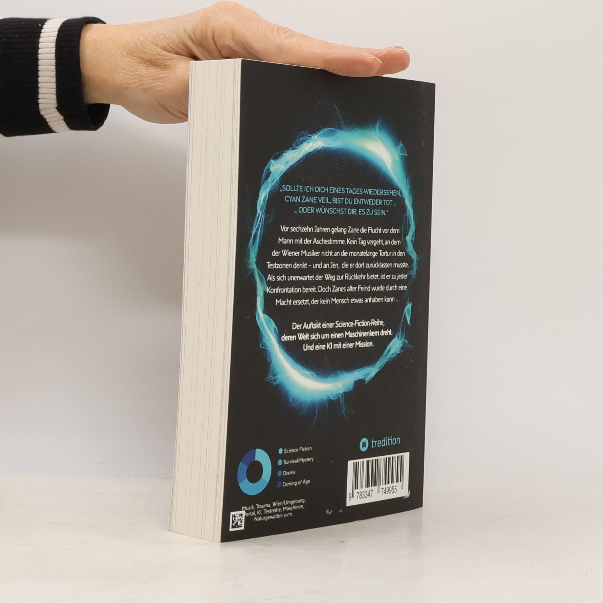 E. V. Ring Maschinenmacht 1 – Cyan Zane Veil