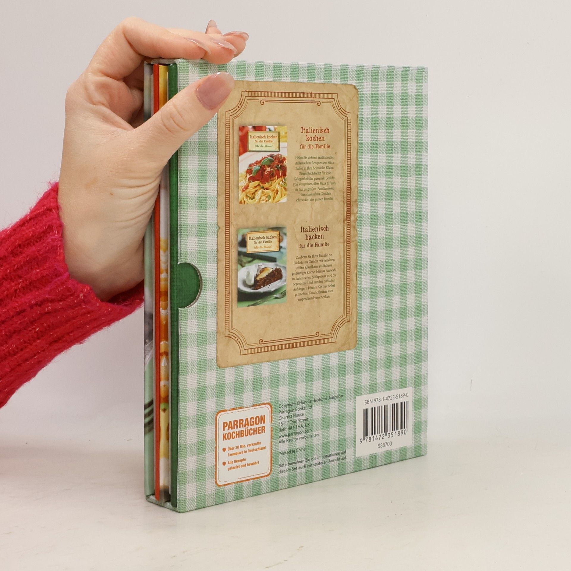 Autorenkollektiv Mamas italienische Familienrezepte, 2 Bde.