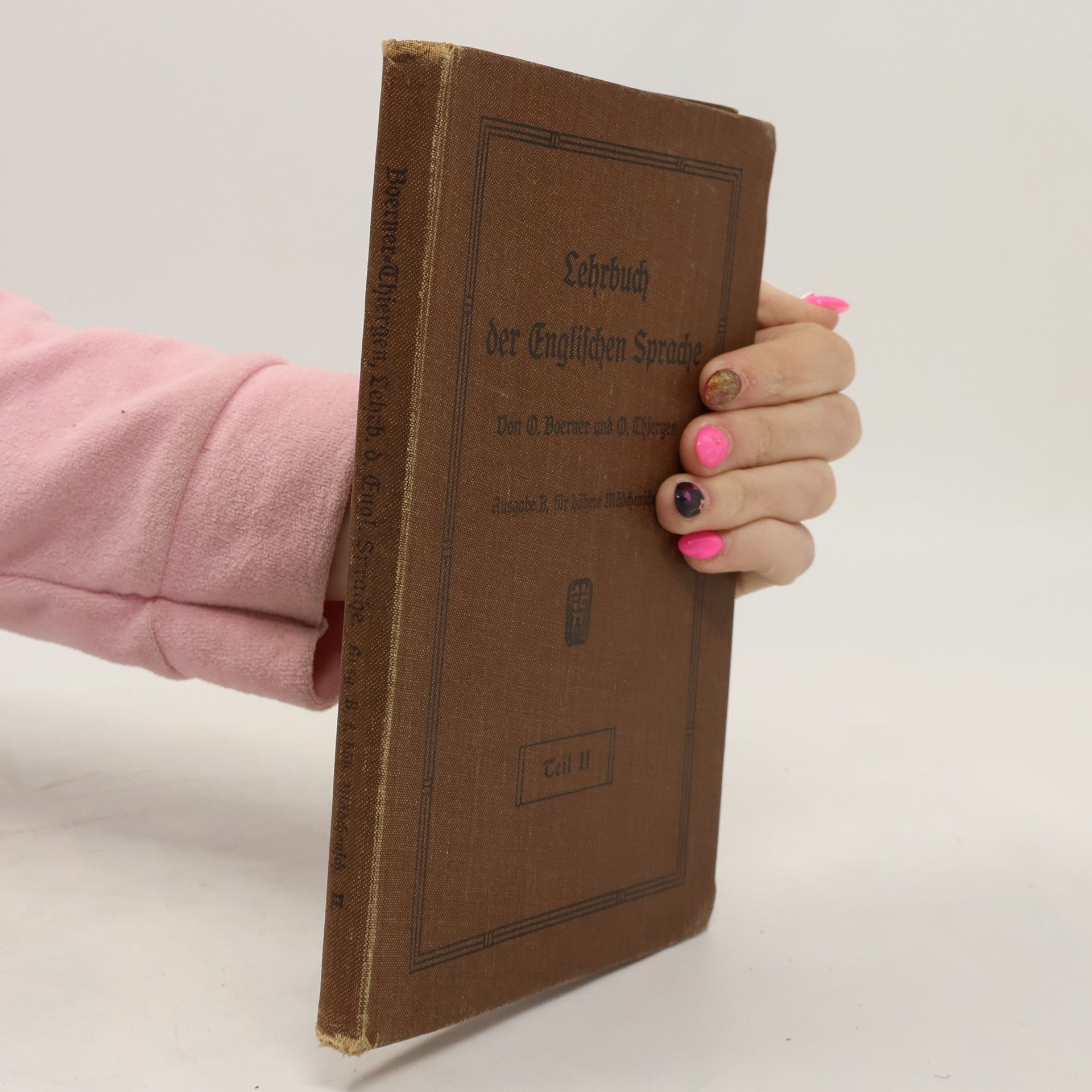 O. Boerner Lehrbuch der Englischen Sprache