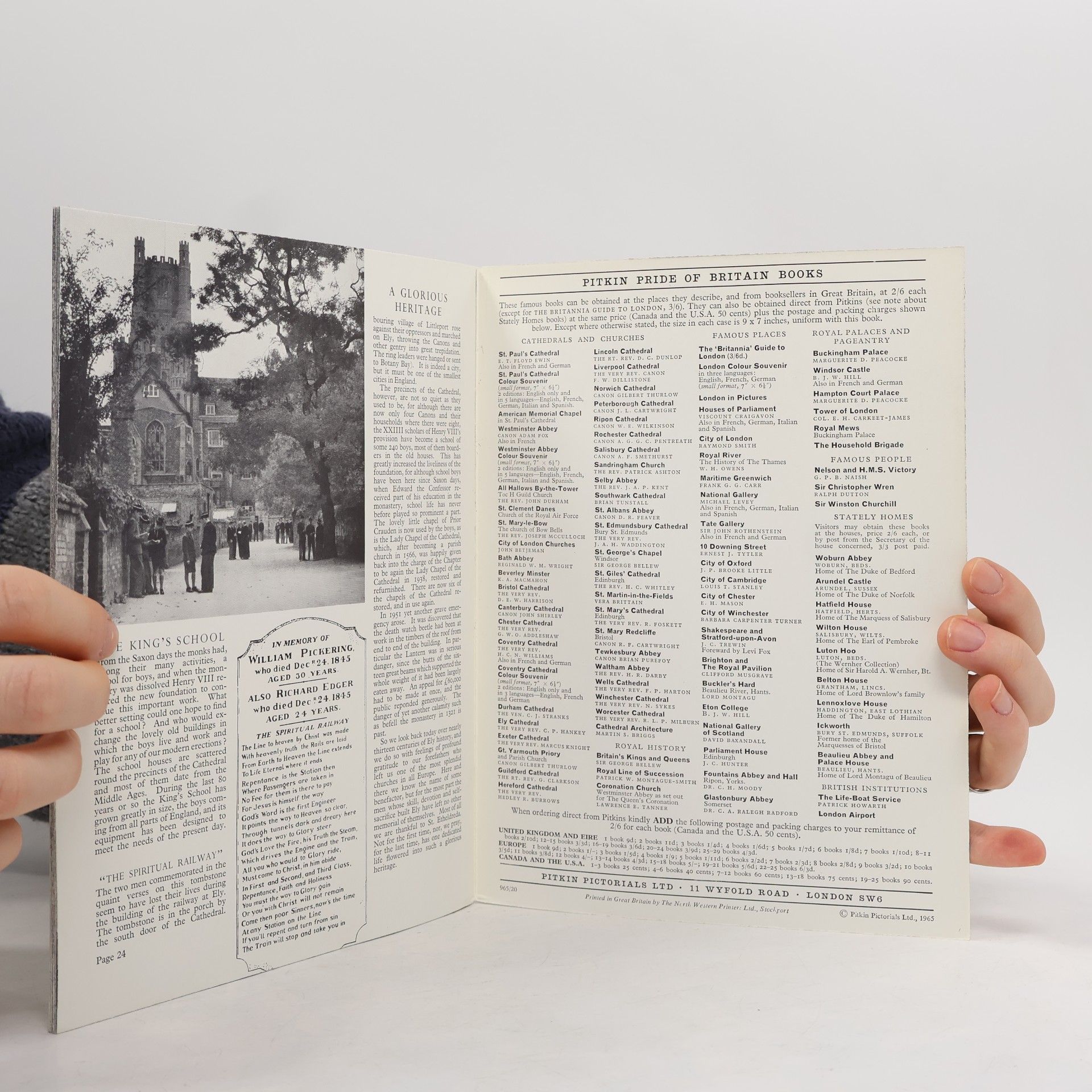 C. P. Hankey The Pictorial History of Ely Cathedral
