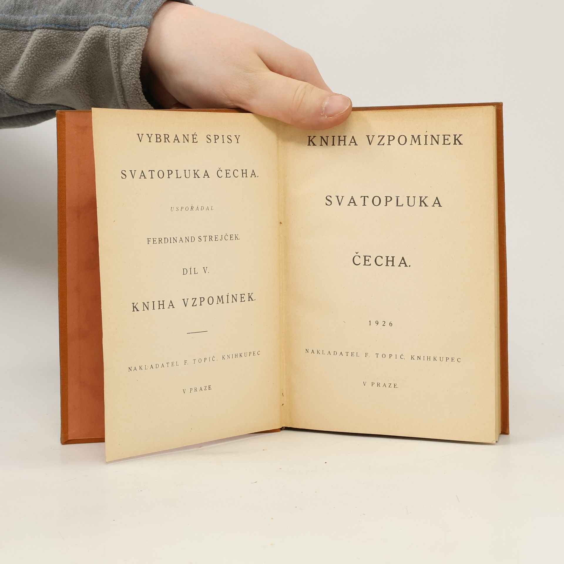 Svatopluk Čech Vybrané spisy Svatopluka Čecha V.: Kniha Vzpomínek
