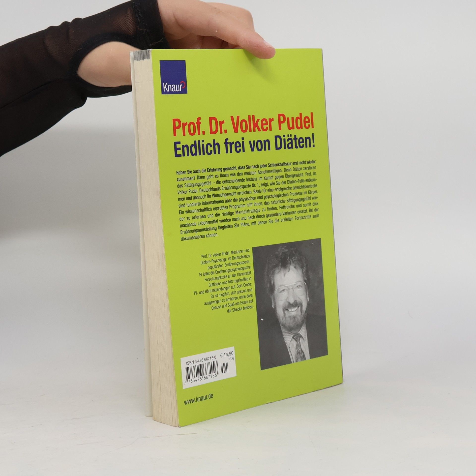 Volker Pudel Endlich frei von Diäten!