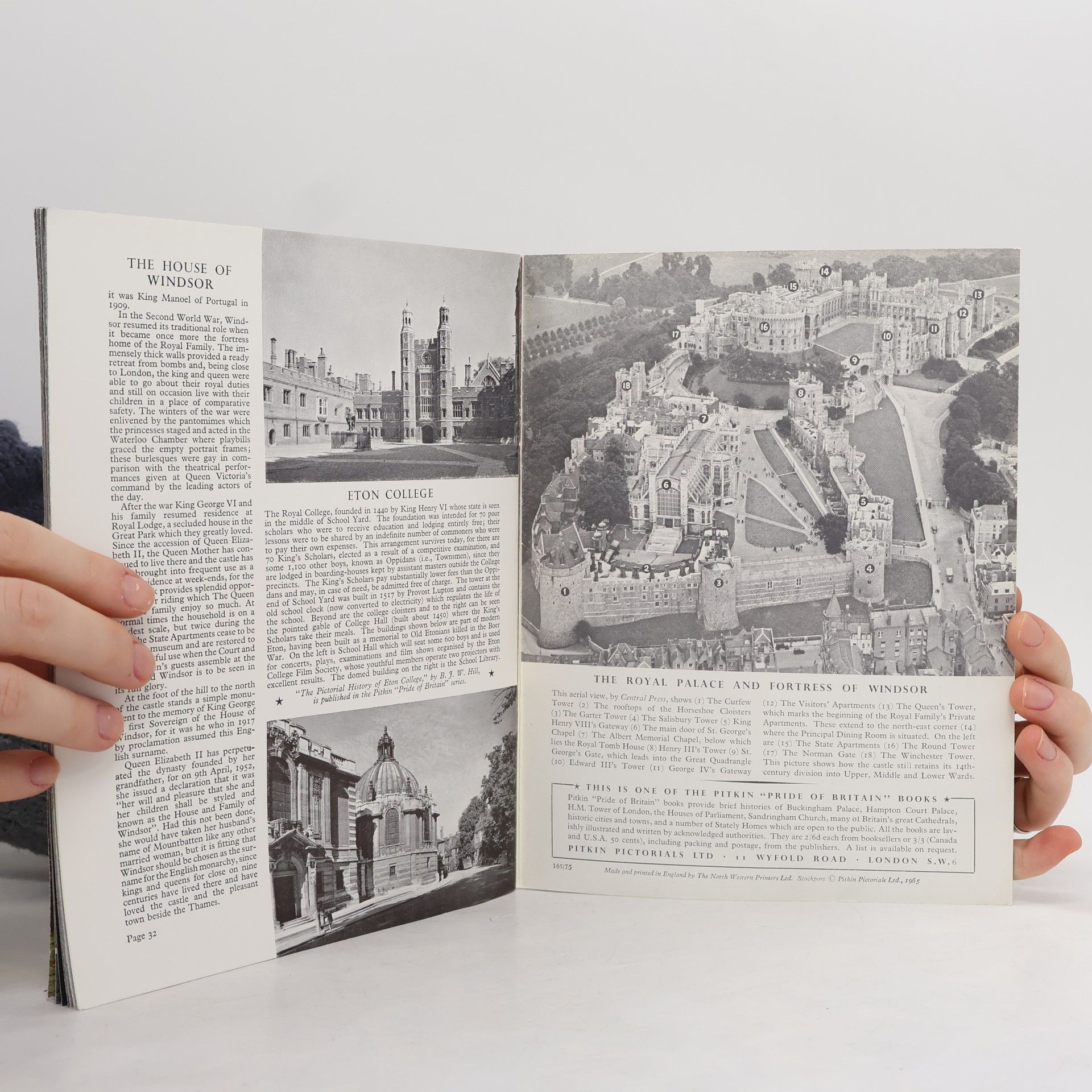 B J W Hill The History and Treasures of Windsor Castle