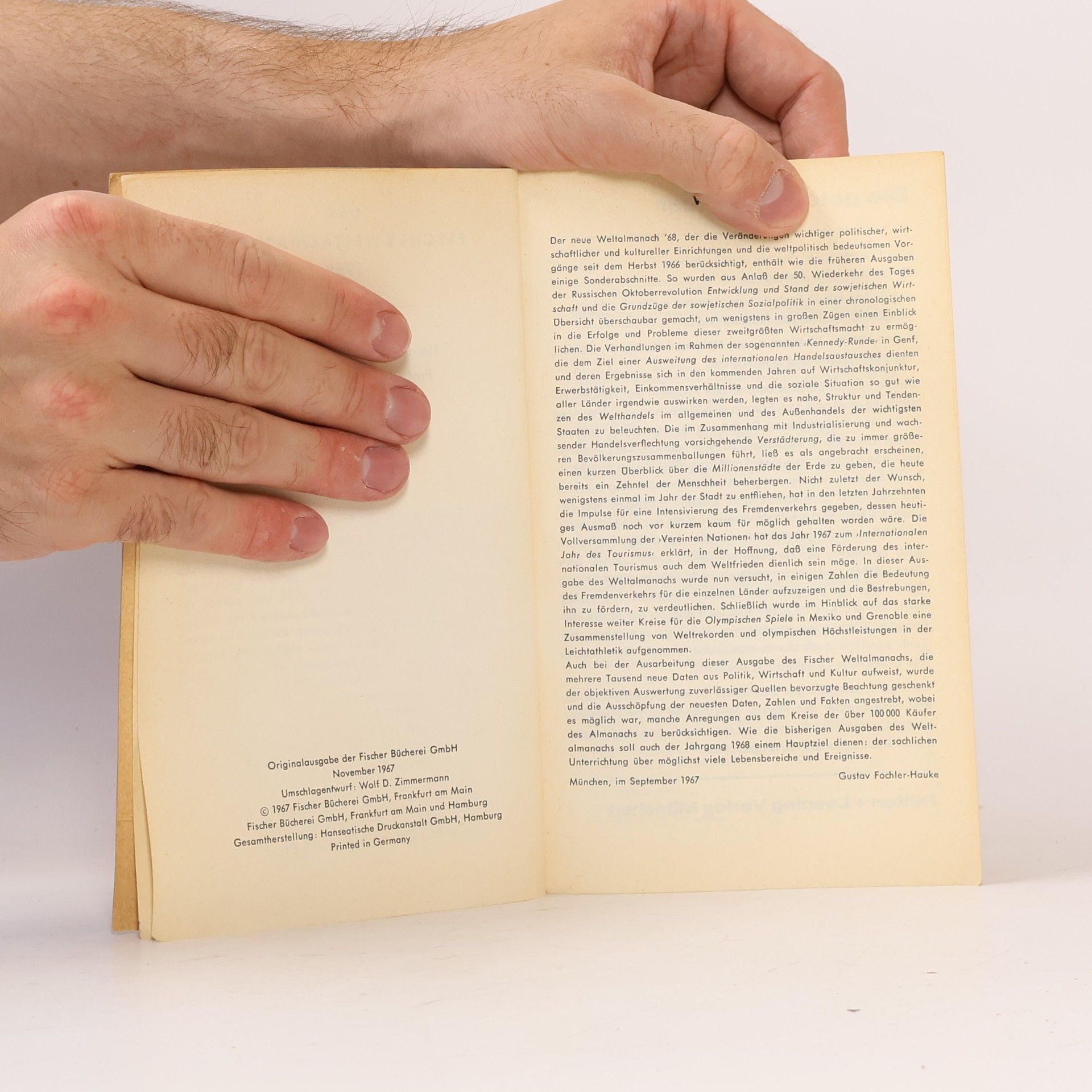 Autorenkollektiv Der Fischer Weltalmanach 1968